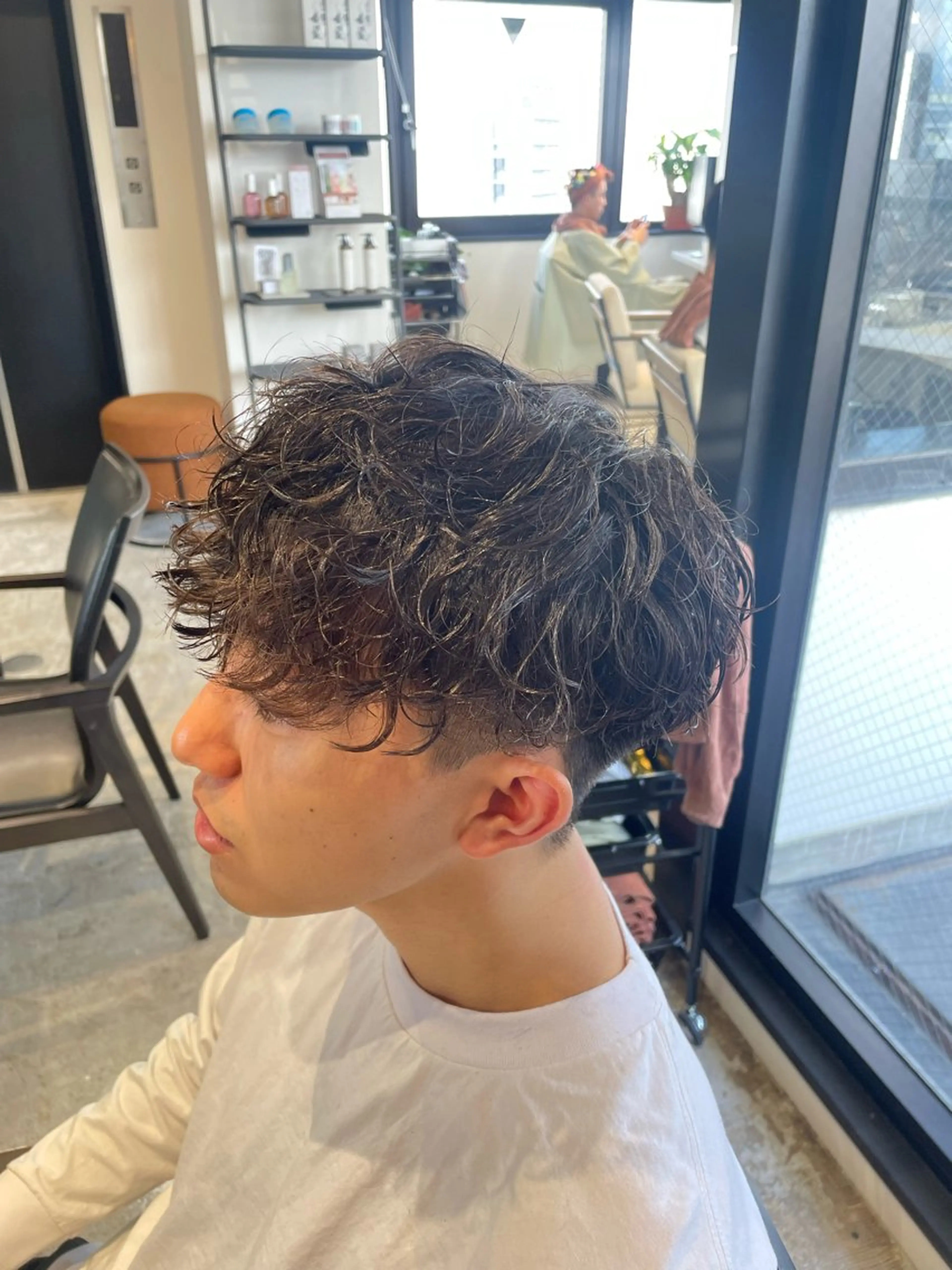 ショート カット パーマ メンズパーマ梅田 ・川副史晶のヘアスタイル