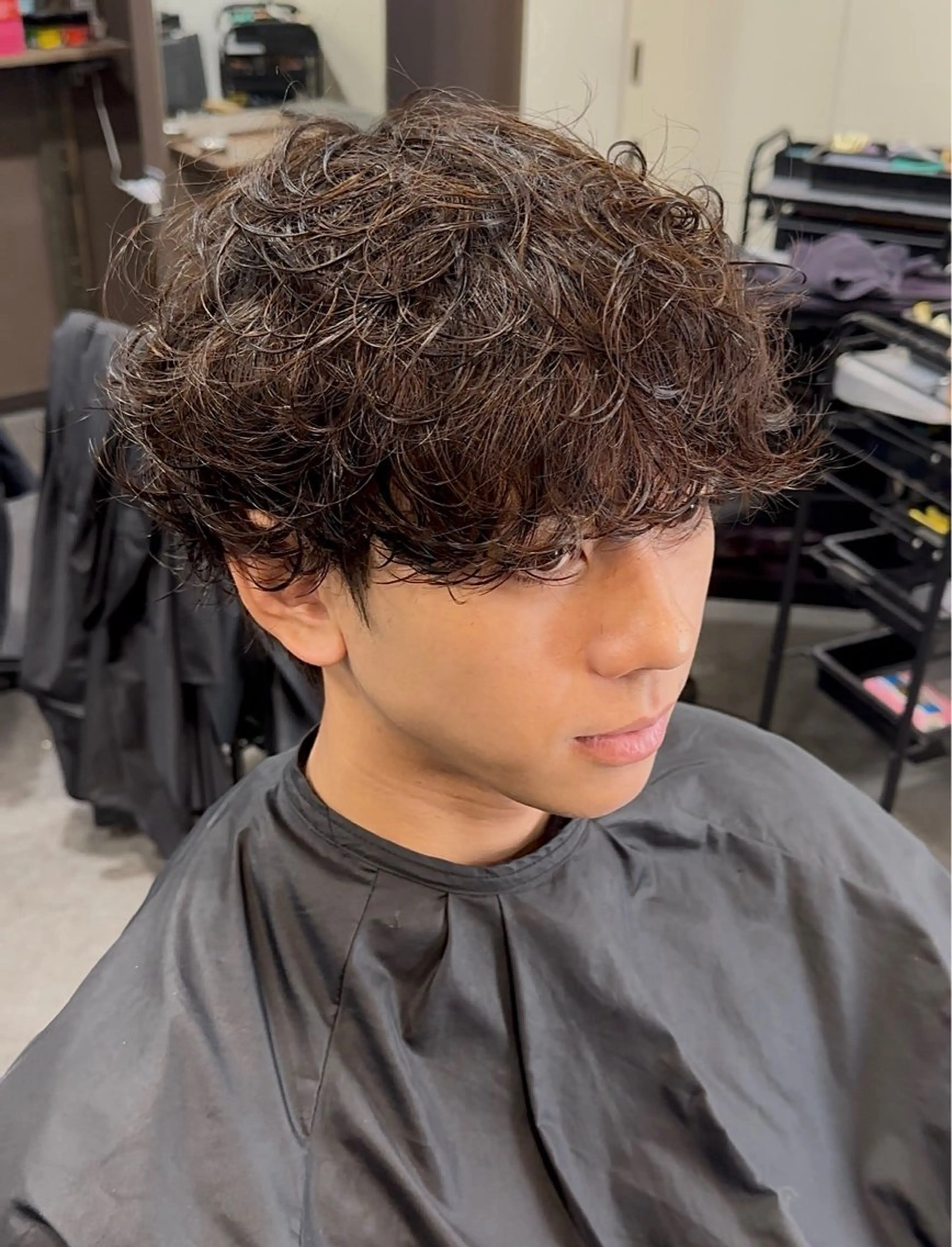 パーマ メンズ メンズパーマ シャドーパーマ スパイラルパーマ カット パーマ 年間2000名担当◎ パーマ職人/仲原佑樹のヘアスタイル