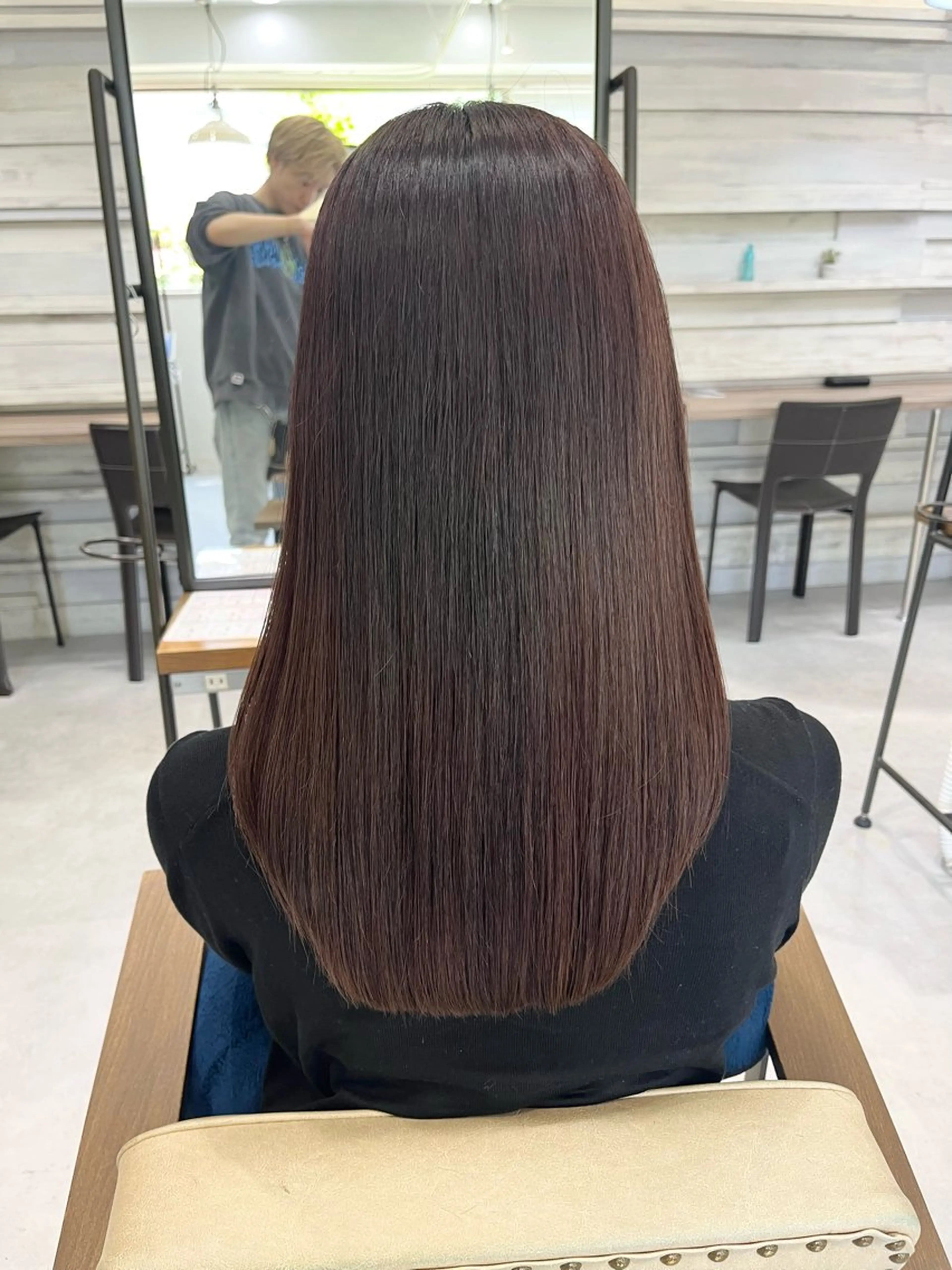 ロング カット 縮毛矯正 トリートメント 縮毛矯正/髪質改善/ HARUのヘアスタイル