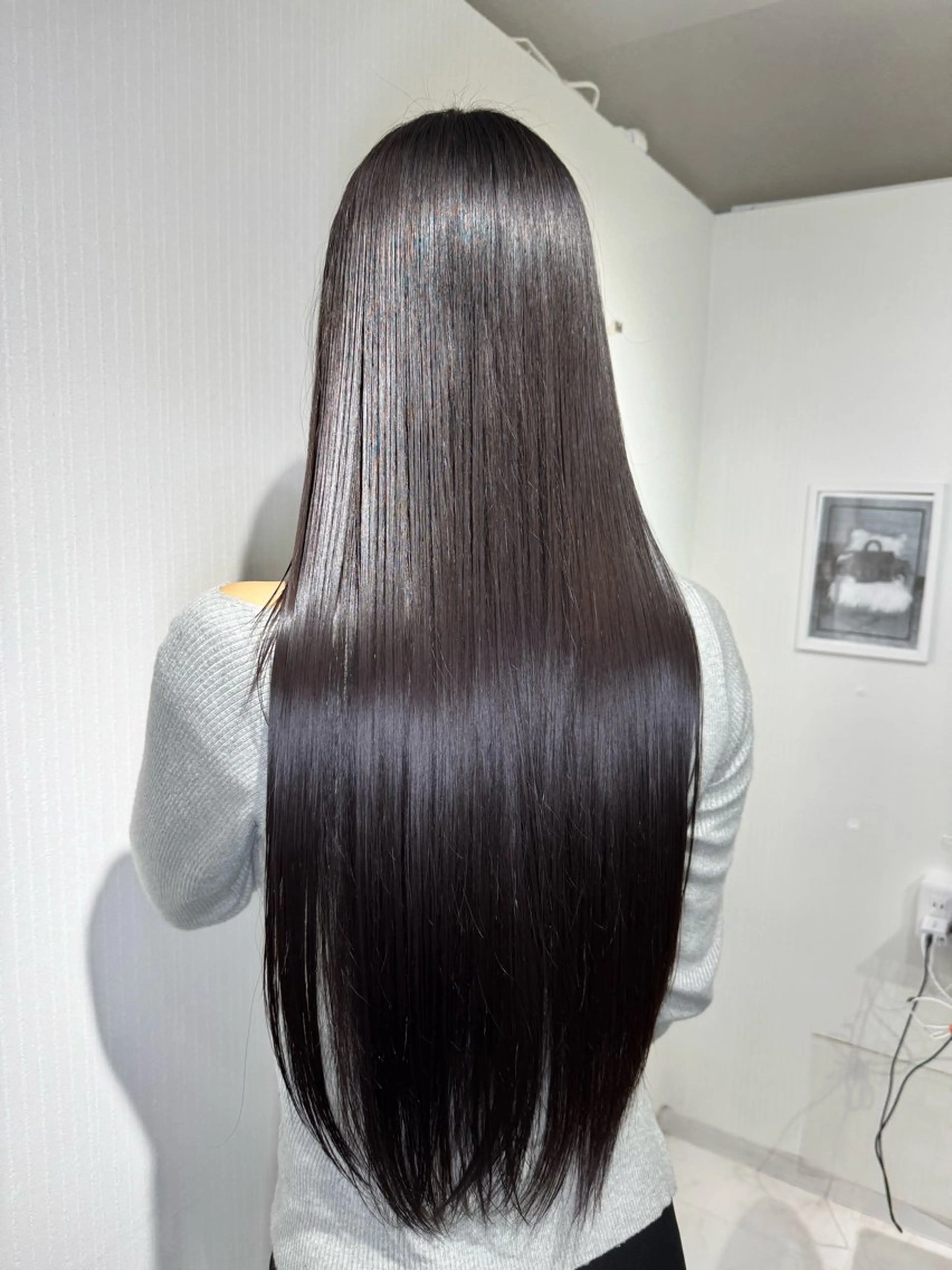 ロング 縮毛矯正 【Diar】オーナー アキヨシケンタのヘアスタイル