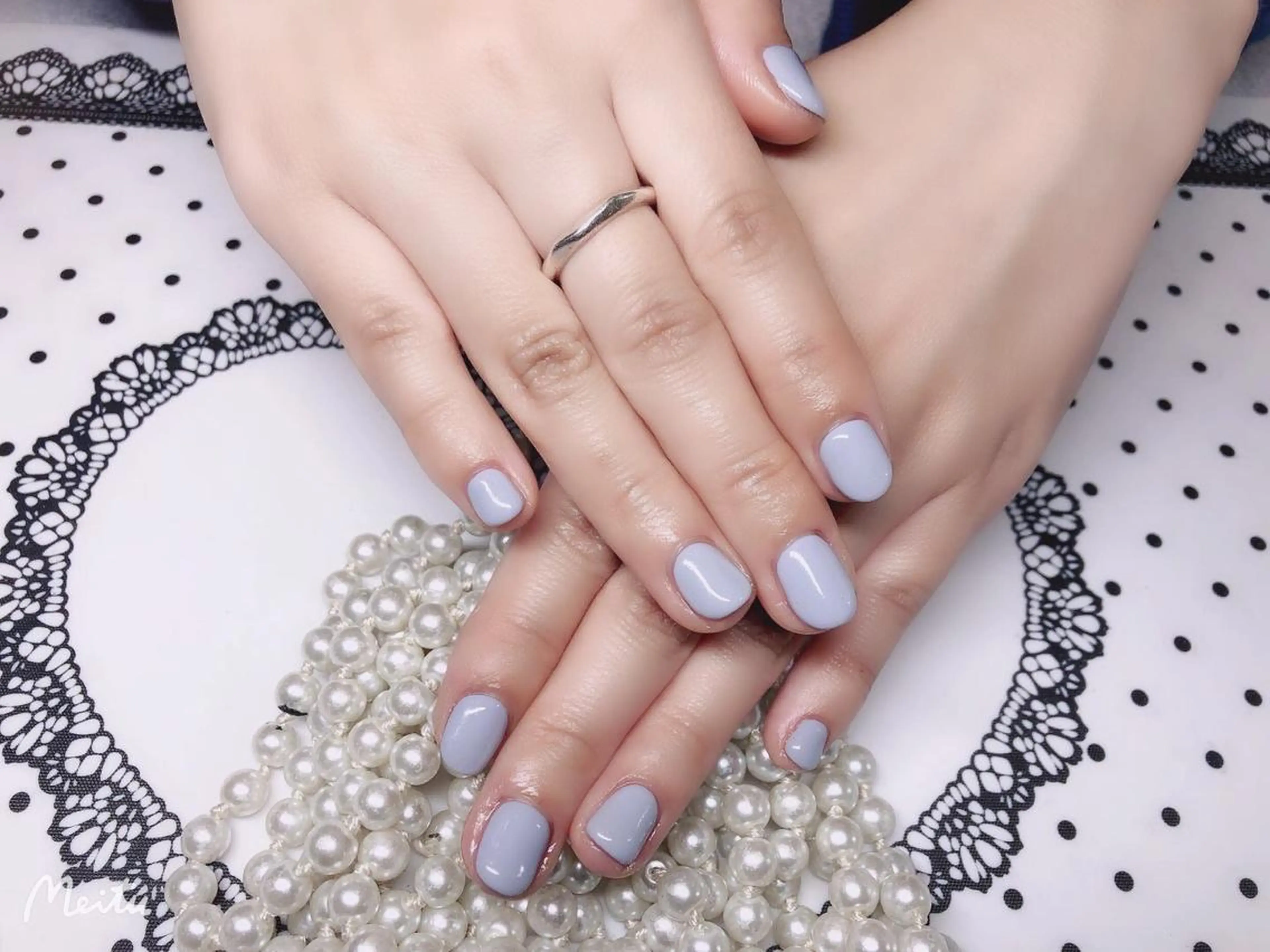 ネイル ハンドネイル マジック ミラーのネイルデザイン