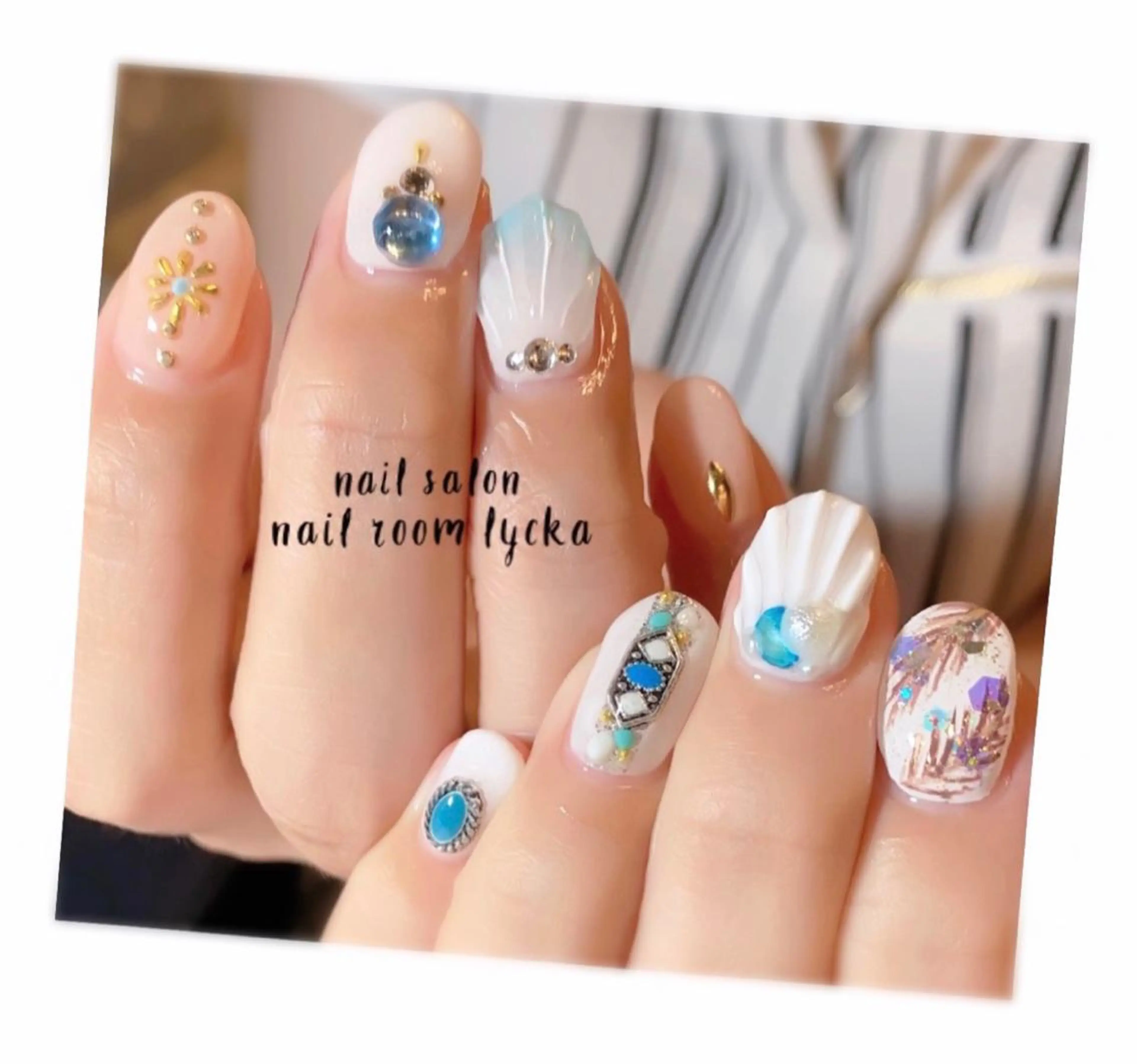 ネイル ﾈｲﾙﾙｰﾑﾘｯｶ 𝐦𝐚𝐲𝐮のネイルデザイン