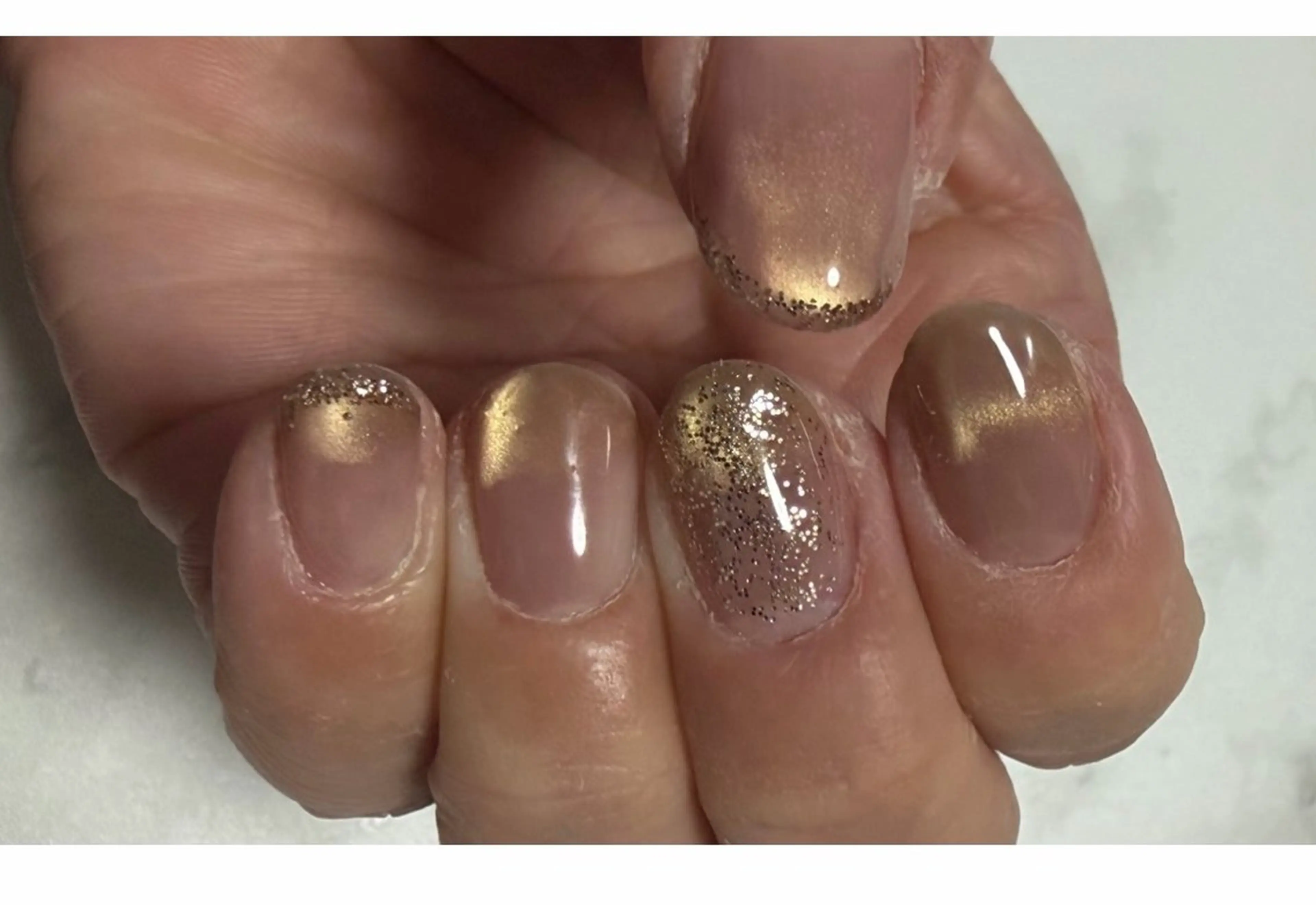 ネイル ラメ(グリッター) マグネットネイル ハンドネイル lala nailのネイルデザイン