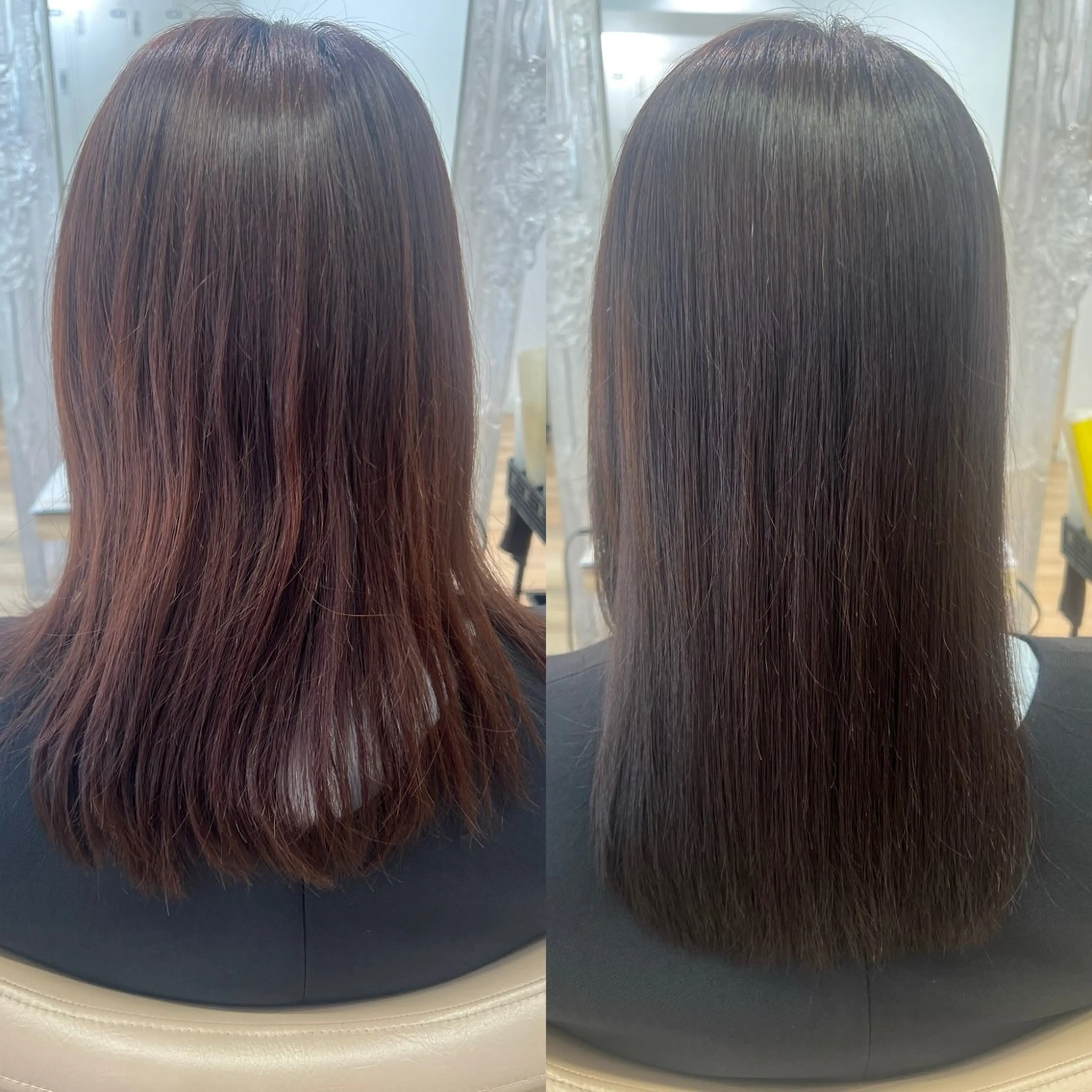 ミディアム カラー 高橋 香奈のヘアスタイル