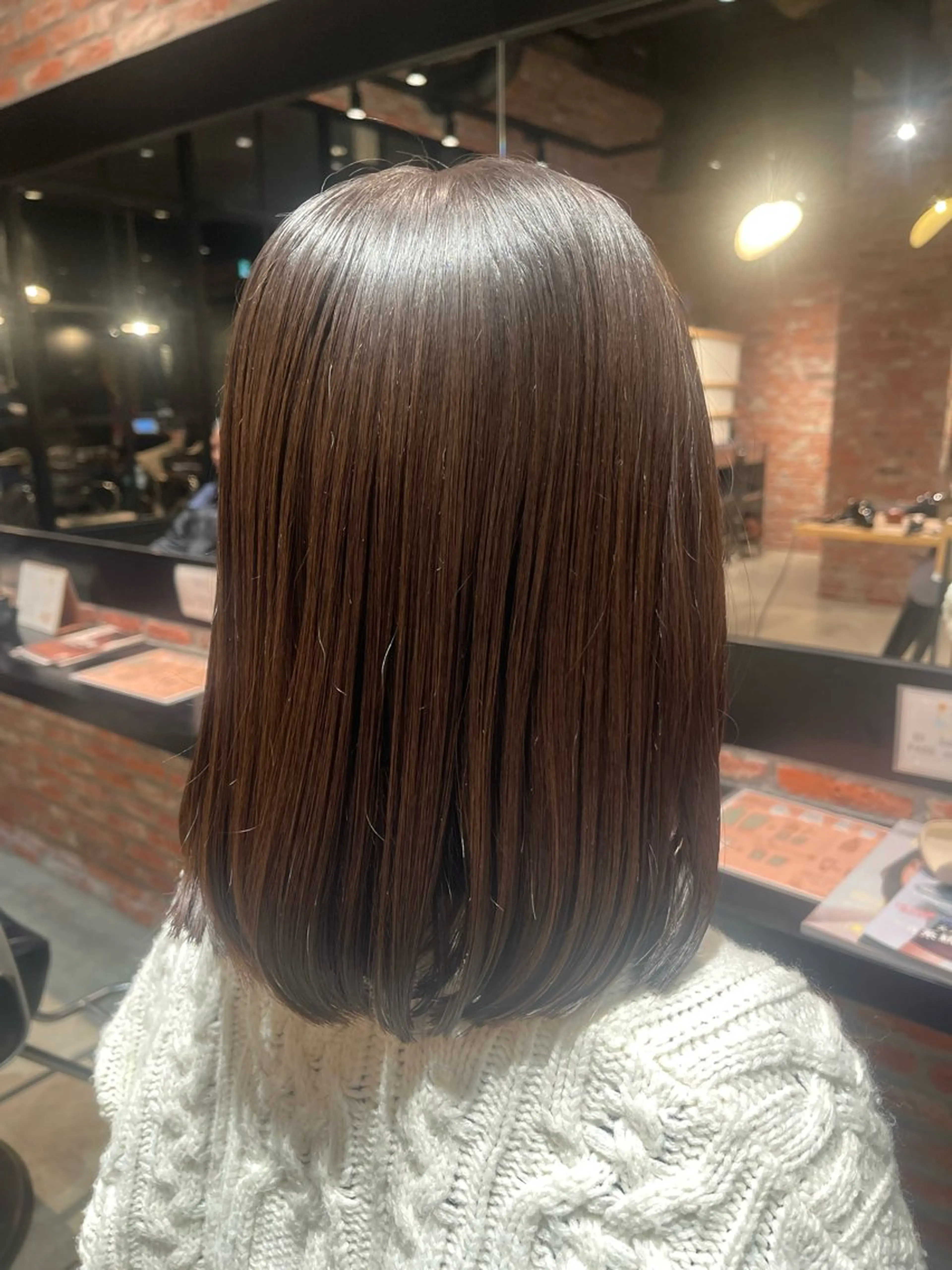 ミディアム rin 🖤〈大宮〉のヘアスタイル