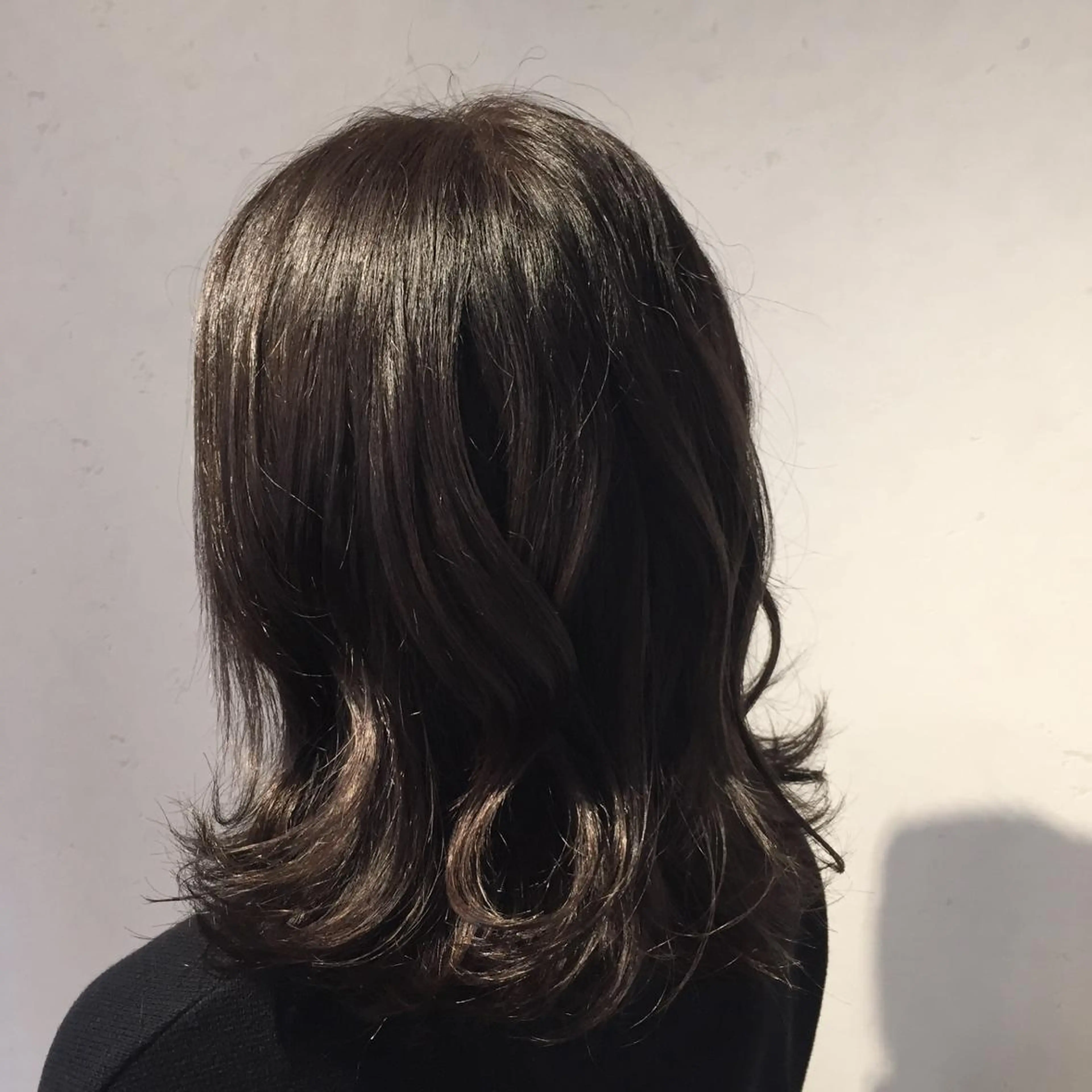 ミディアム アッシュ cecilhair 福岡天神店のヘアスタイル