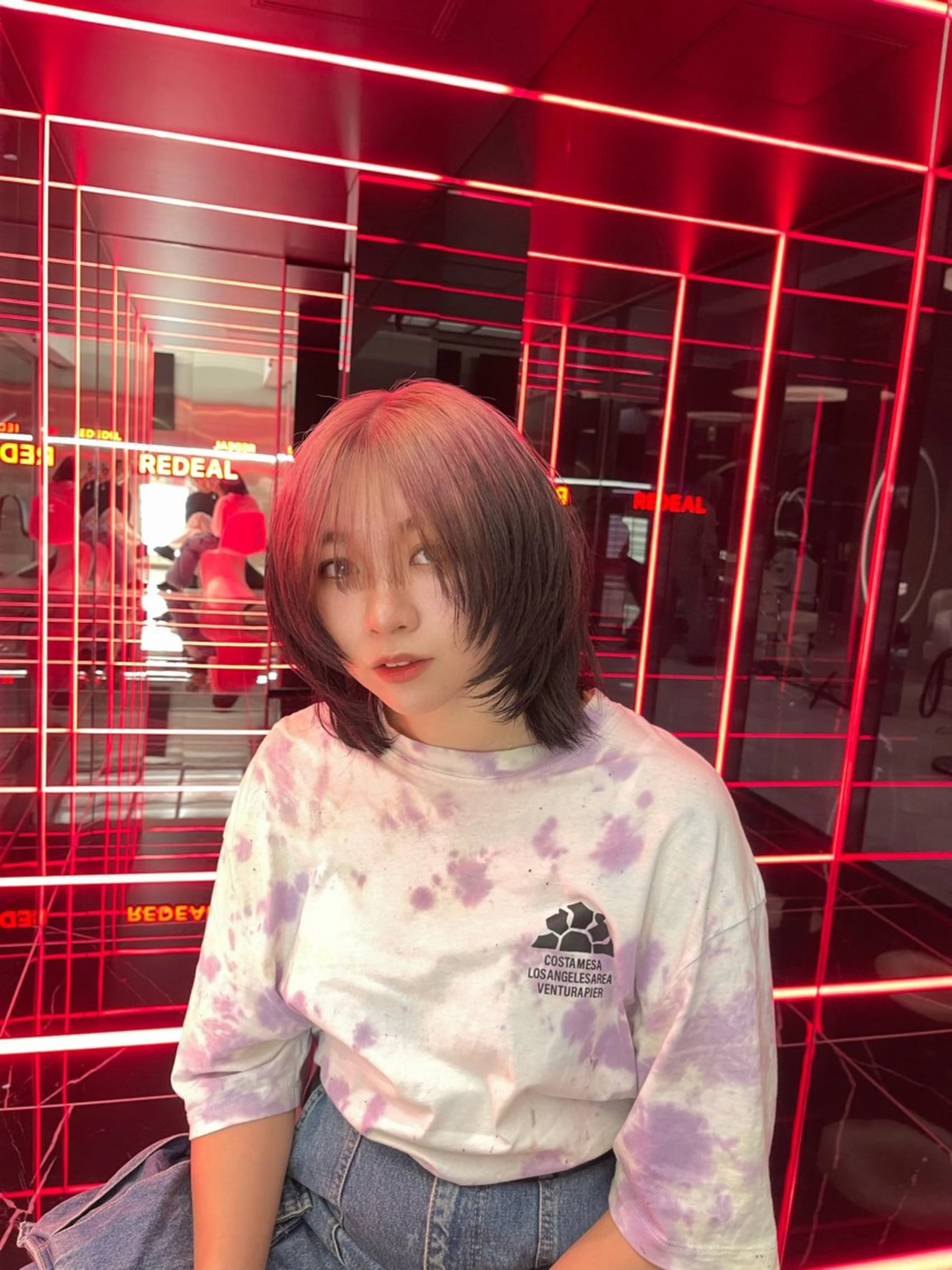 ショート ふかじ/複雑履歴修正 縮毛矯正ブリーチのヘアスタイル