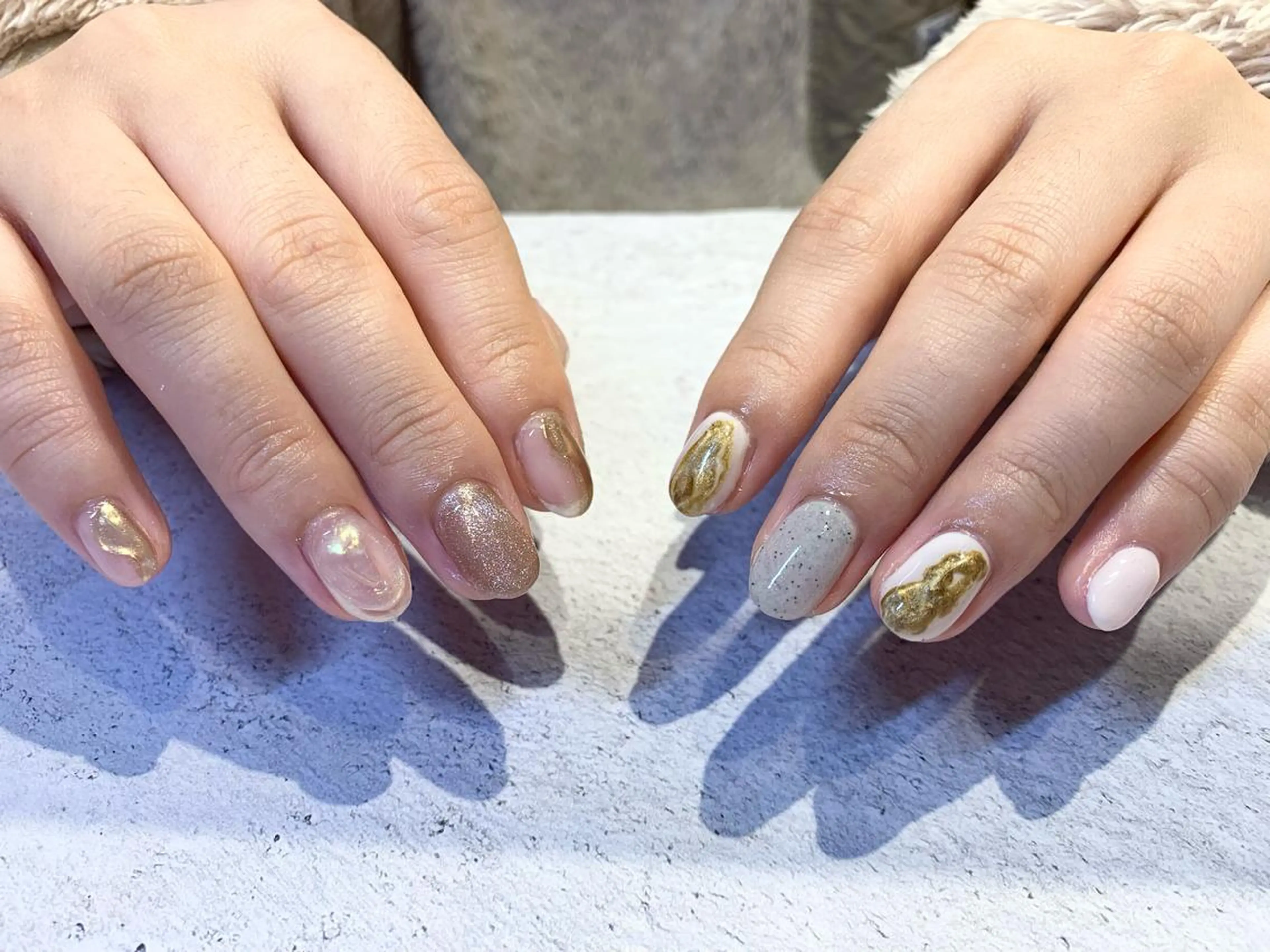 ネイル ニュアンスネイル マキノ ユイのネイルデザイン