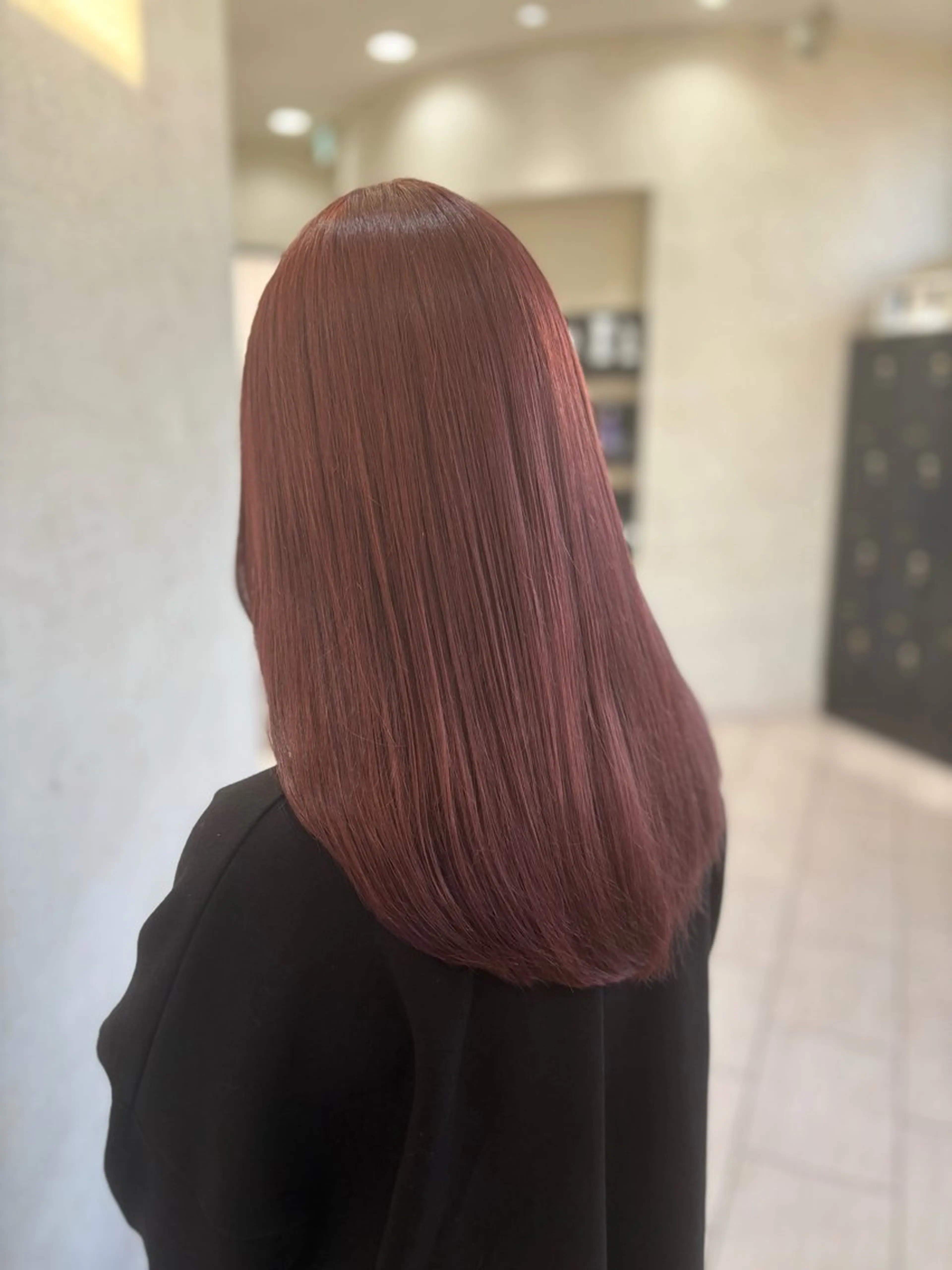 セミロング かな🎀 ぷるカラー/エクステのヘアスタイル