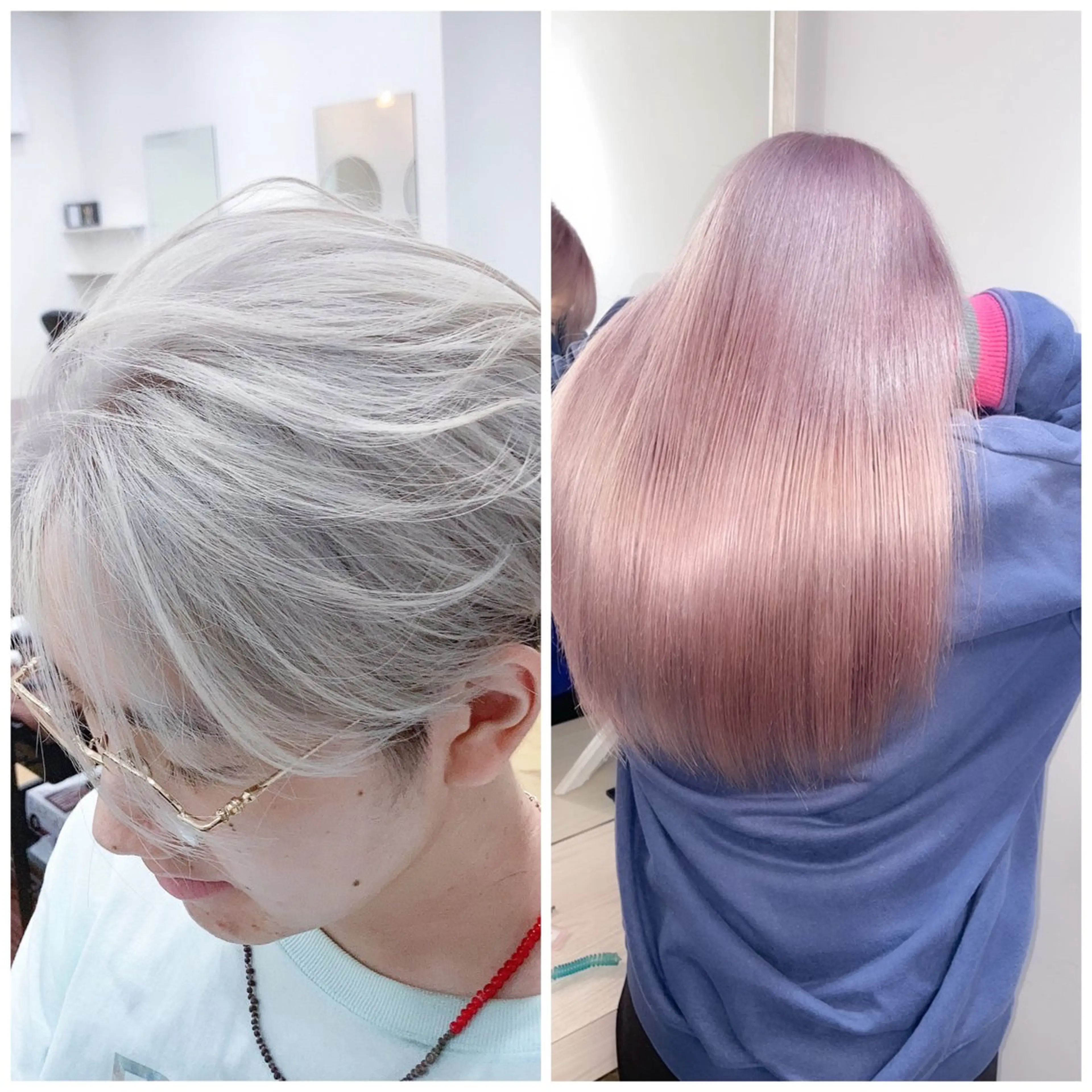 セミロング ✨美髪矯正×髪質改善 🍎カイト🍎渋谷のヘアスタイル