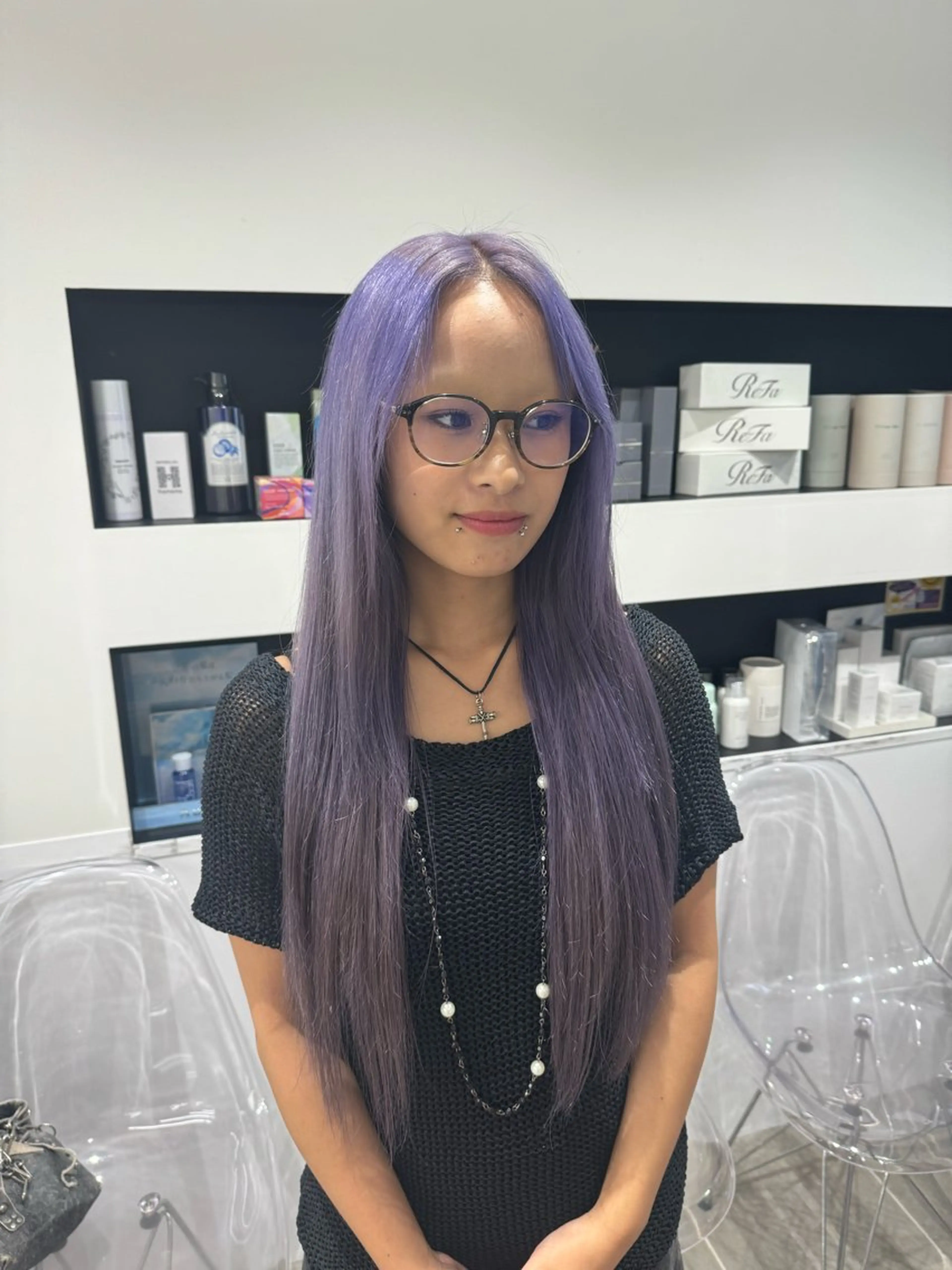 カラー ルイ☆【ボブ/メンズ /酸性ストレート】のヘアスタイル