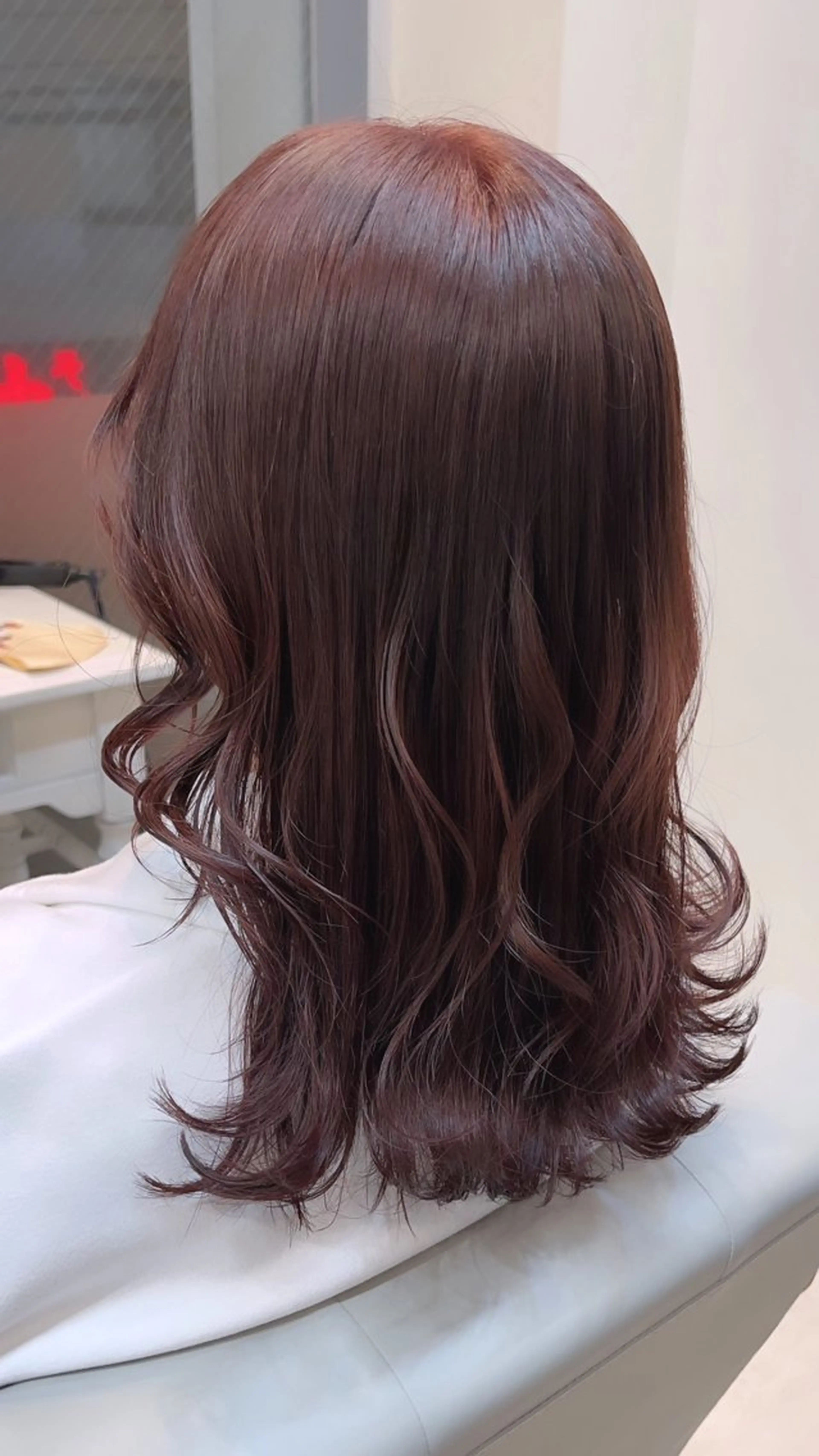 ミディアム ひらち まいののヘアスタイル
