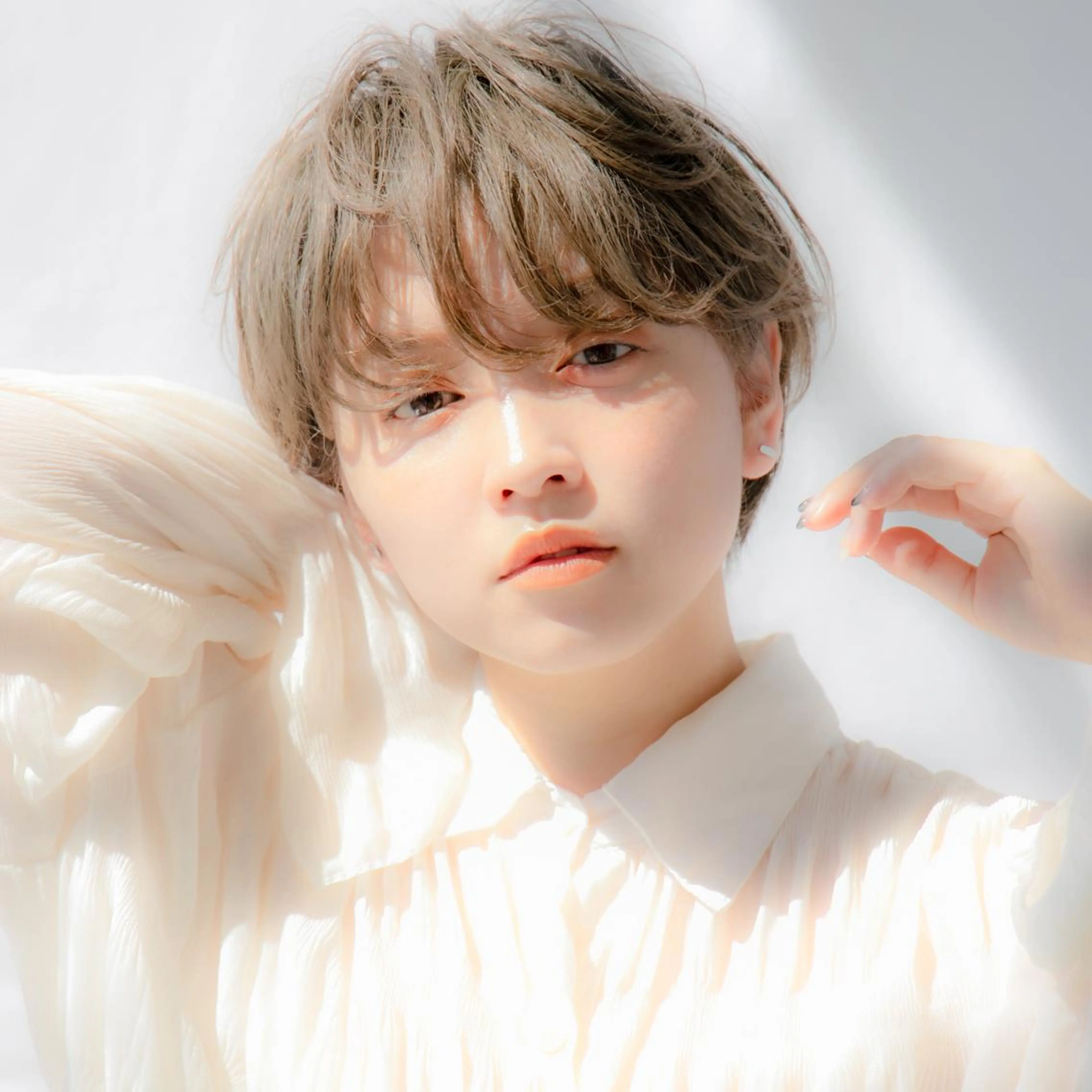 ショート カラー たぴ。ぱつっとボブ/ つや髪🍒髪質改善のヘアスタイル