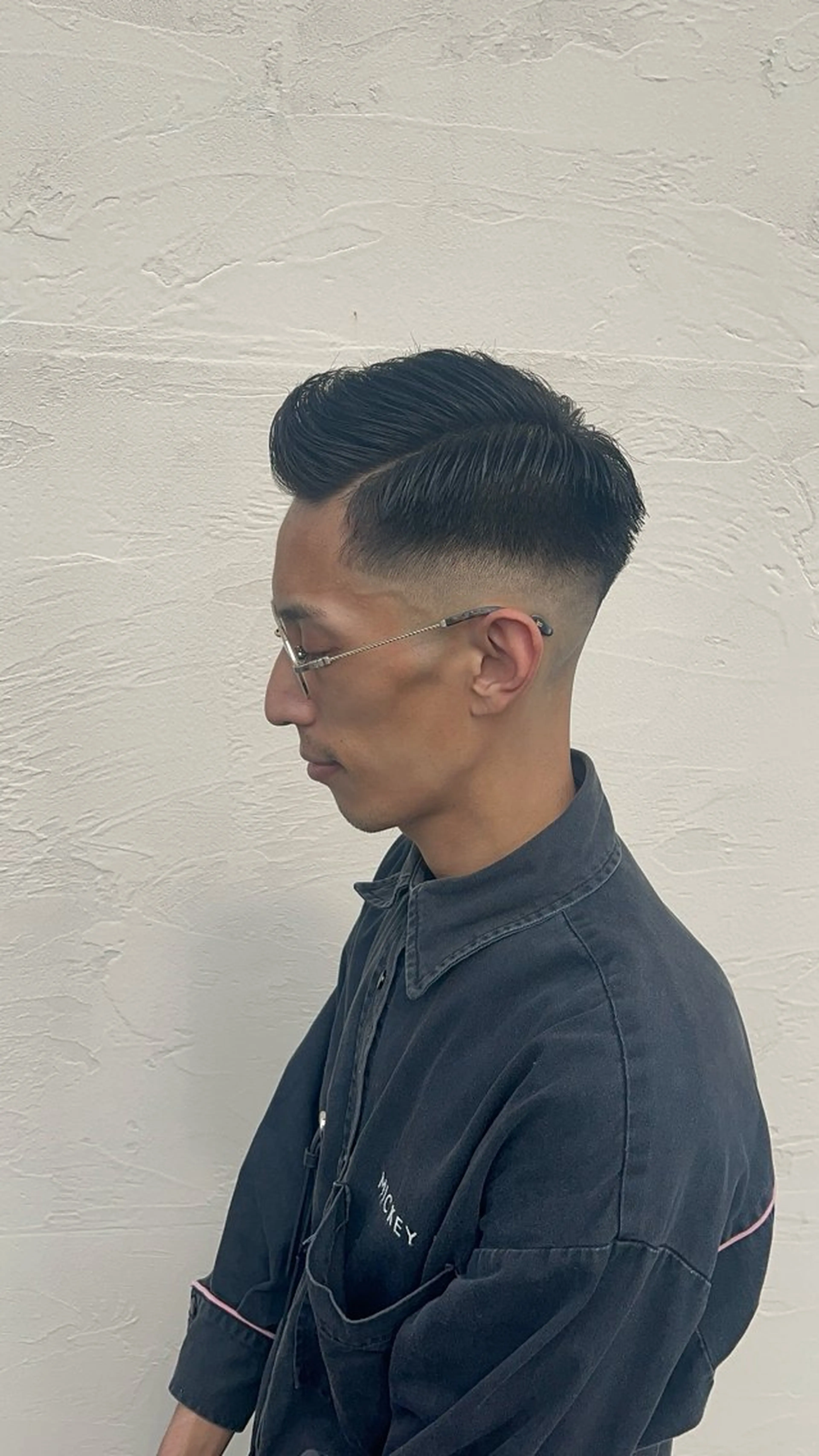 メンズ フェードカット 七三 スキンフェード 一宮/稲沢/あま市 /小林好裕のヘアスタイル