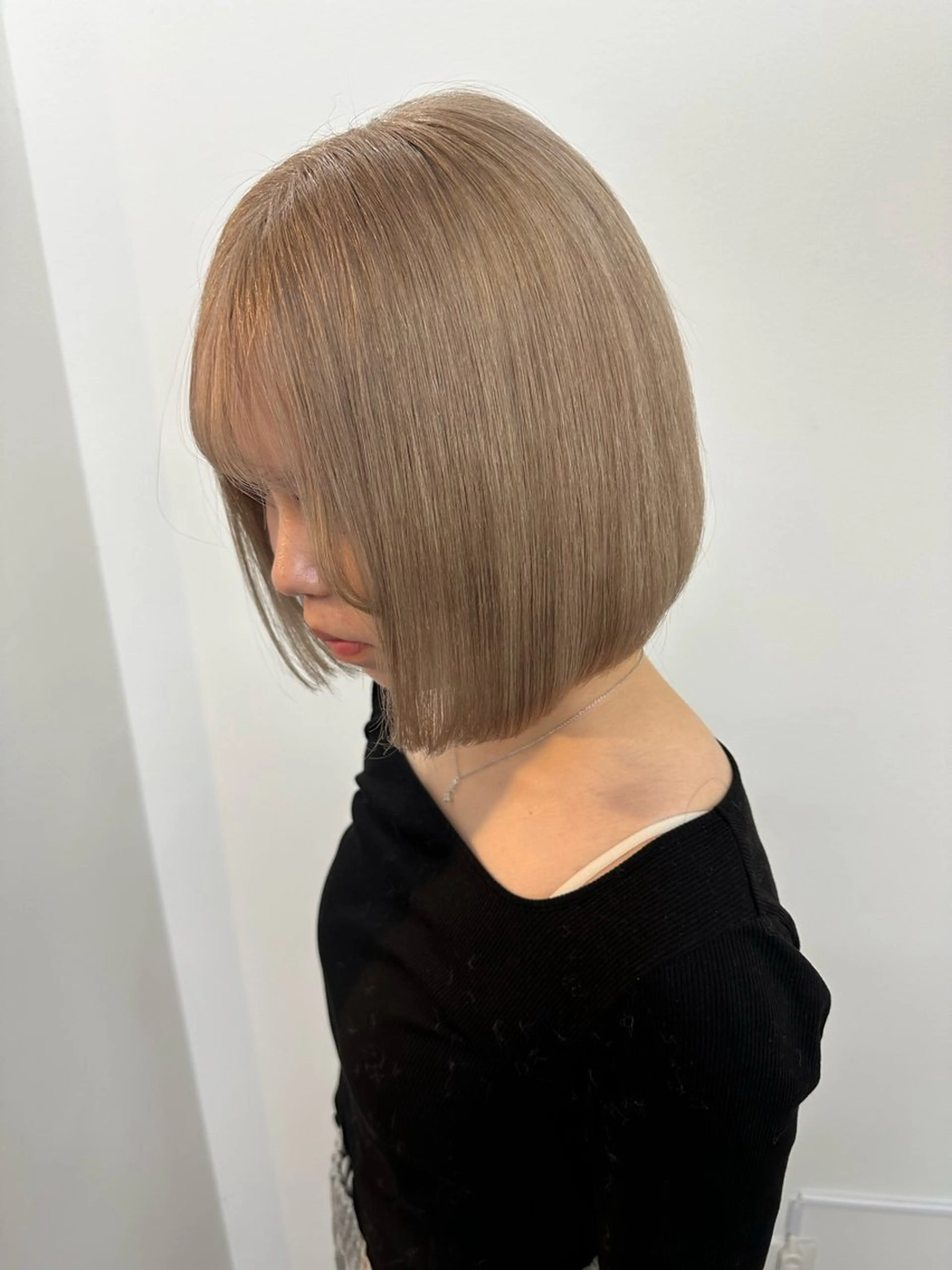 ロング カラー ブリーチ ケアブリーチ ロング トリートメント ヘアカラー ブリーチ/ハイトーン 名古屋栄/SHIONのヘアスタイル