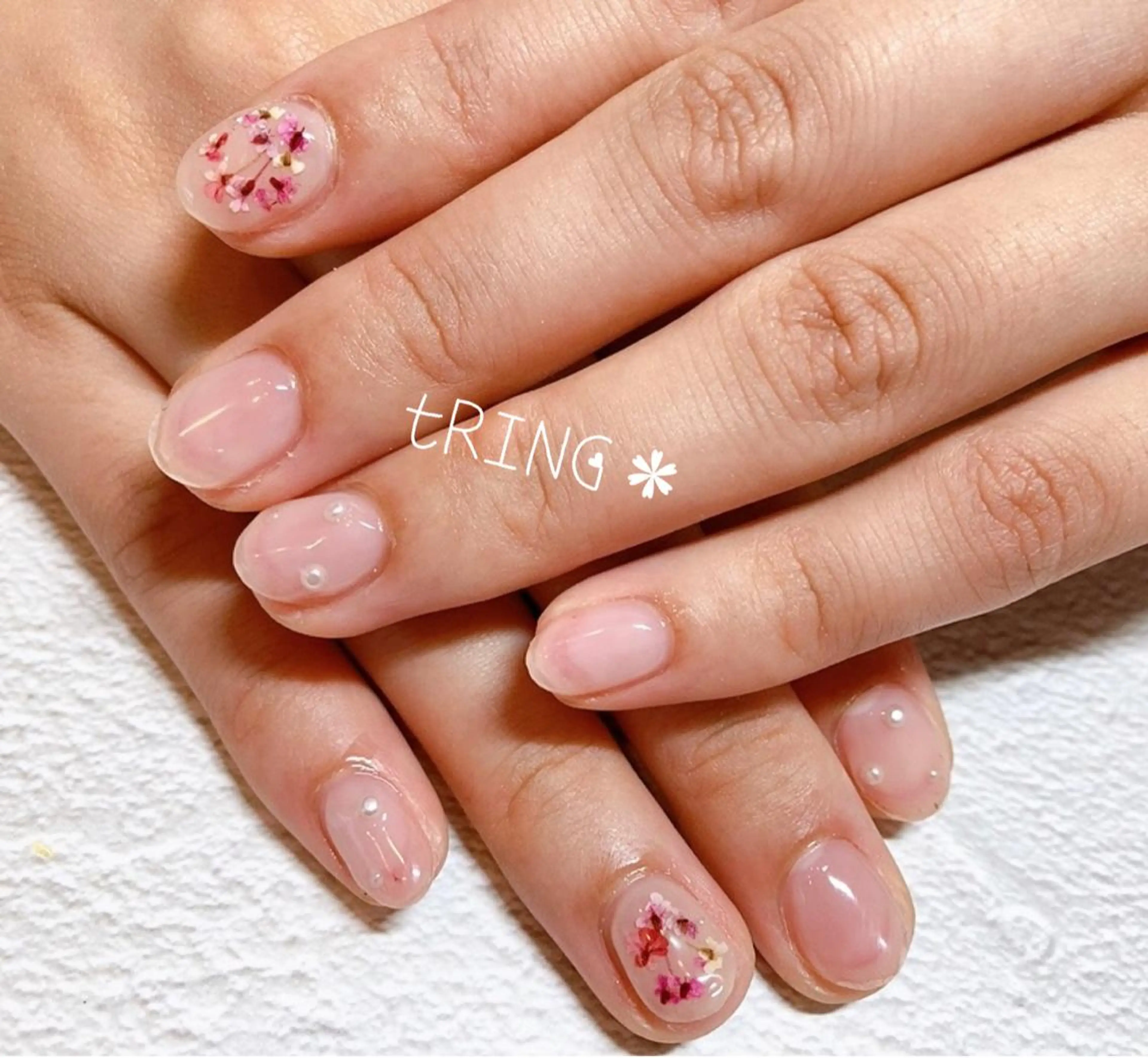 ネイル ハンドネイル tRING* しいの木台のネイルデザイン