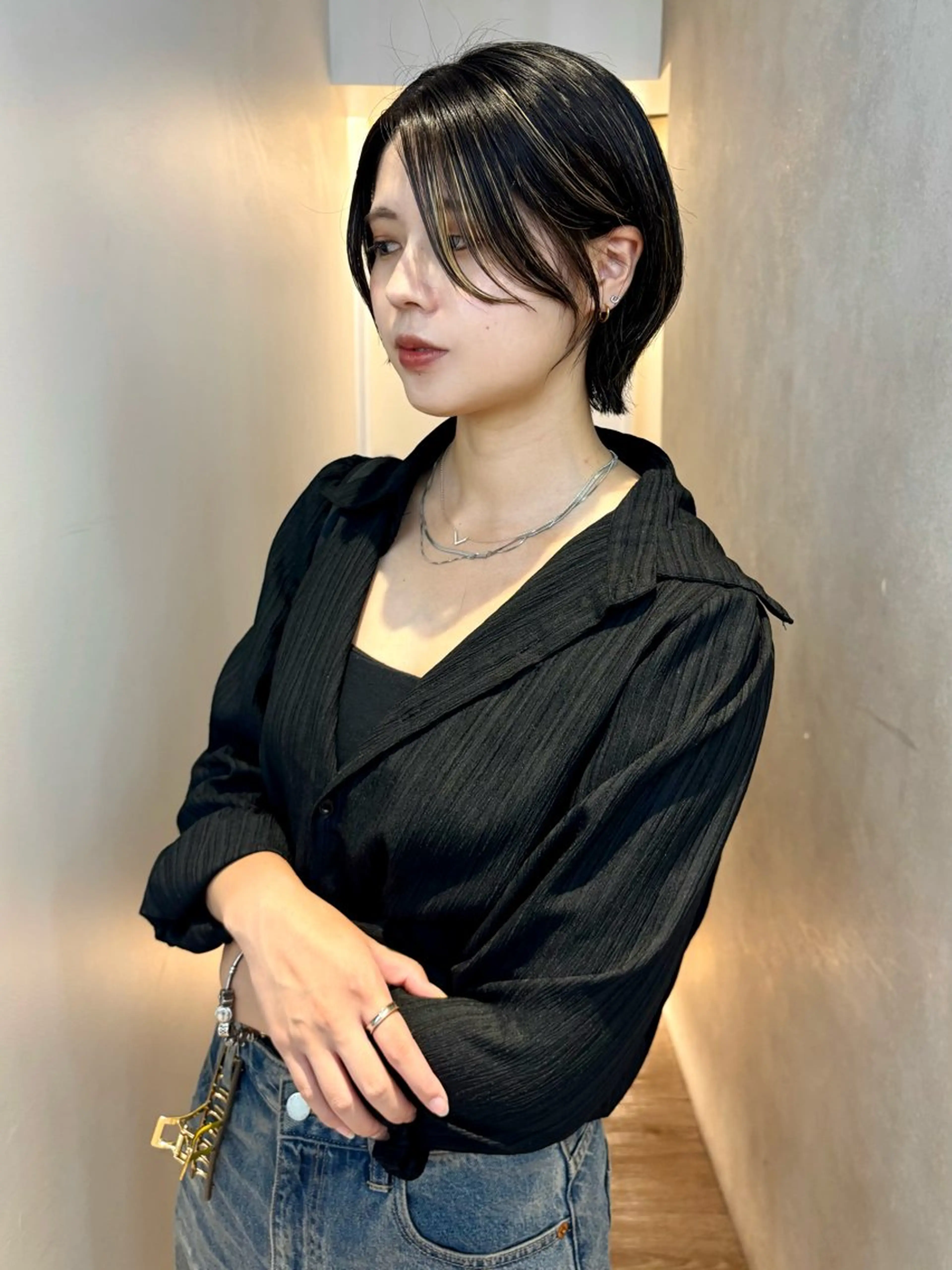 ショート ショートレイヤー レイヤーカット ショートヘア カット Kureha/ネイル トレンドヘアのマツエク・マツパデザイン