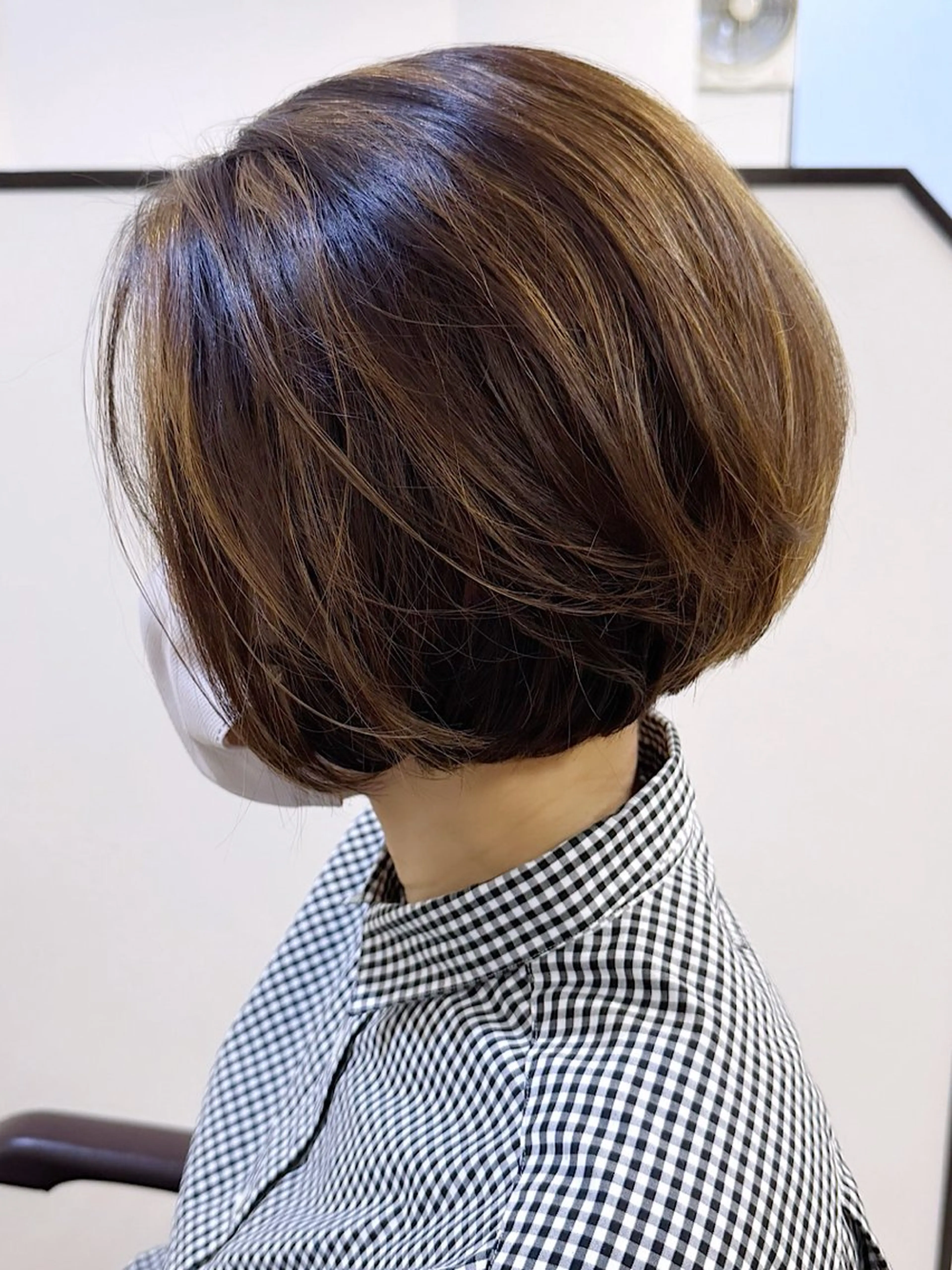 ショート カラー 透明感カラー ハイライトカラー ハイライト 辻杏樹 /エイジングケアのヘアスタイル