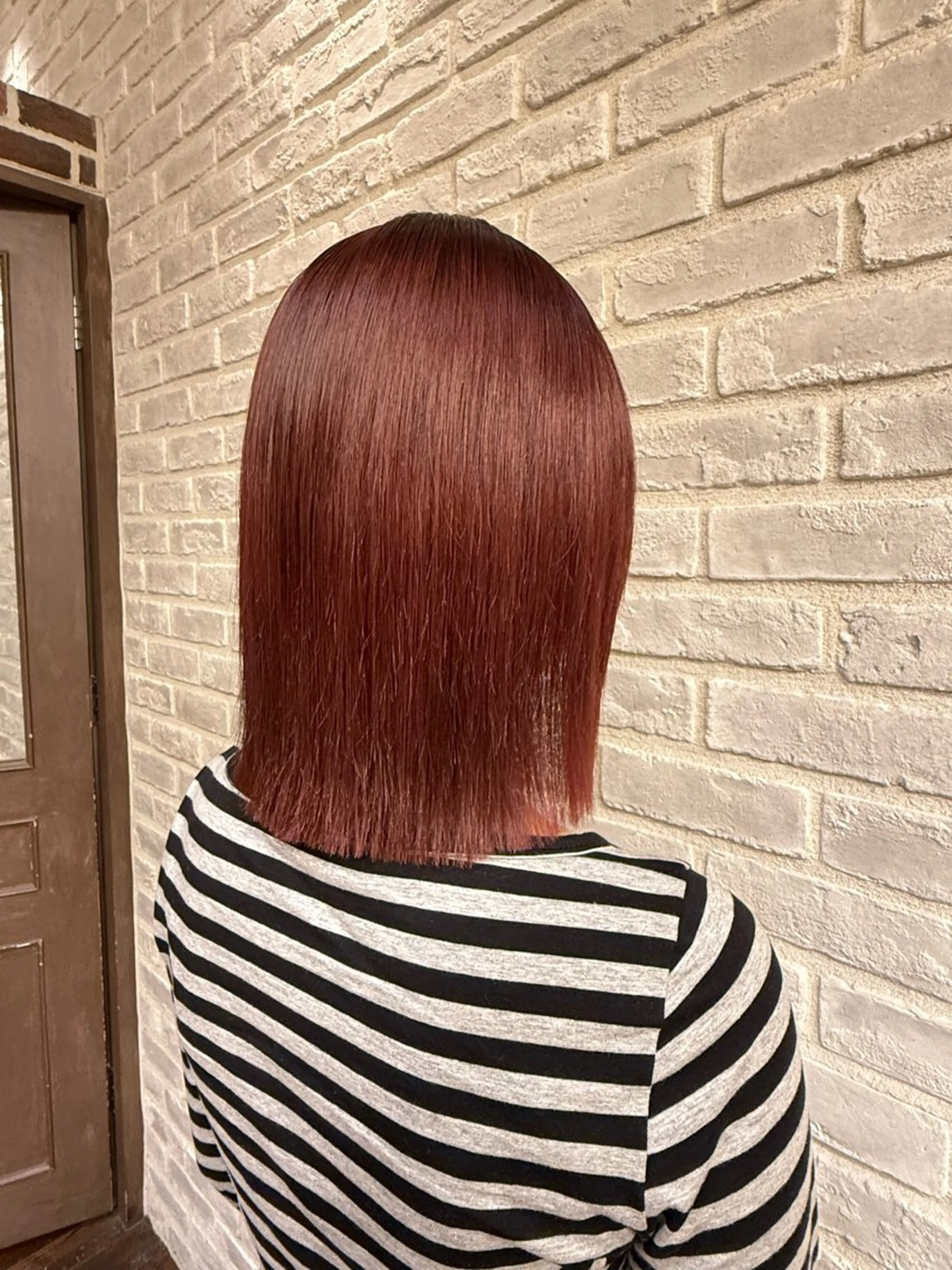 ミディアム カラー ｢韓国風カラー ｣サナのヘアスタイル