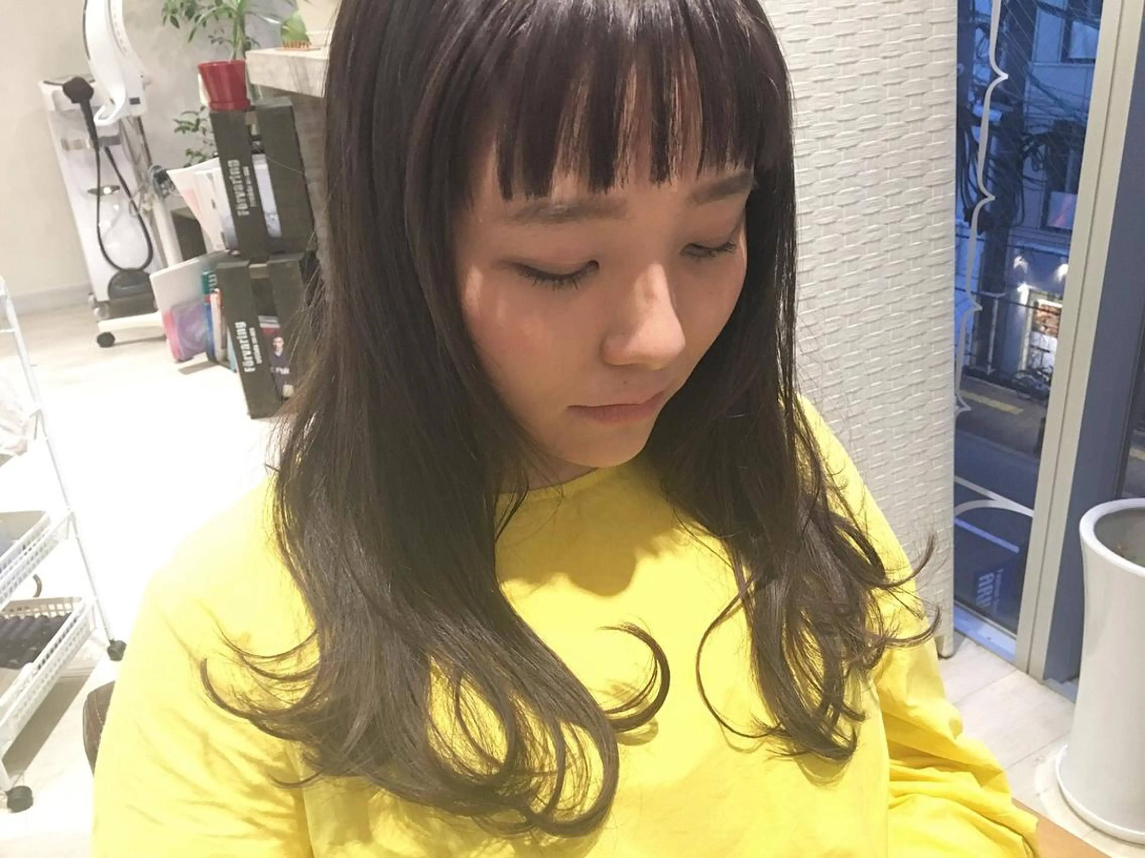 ロング カラー nakahara madokaのヘアスタイル