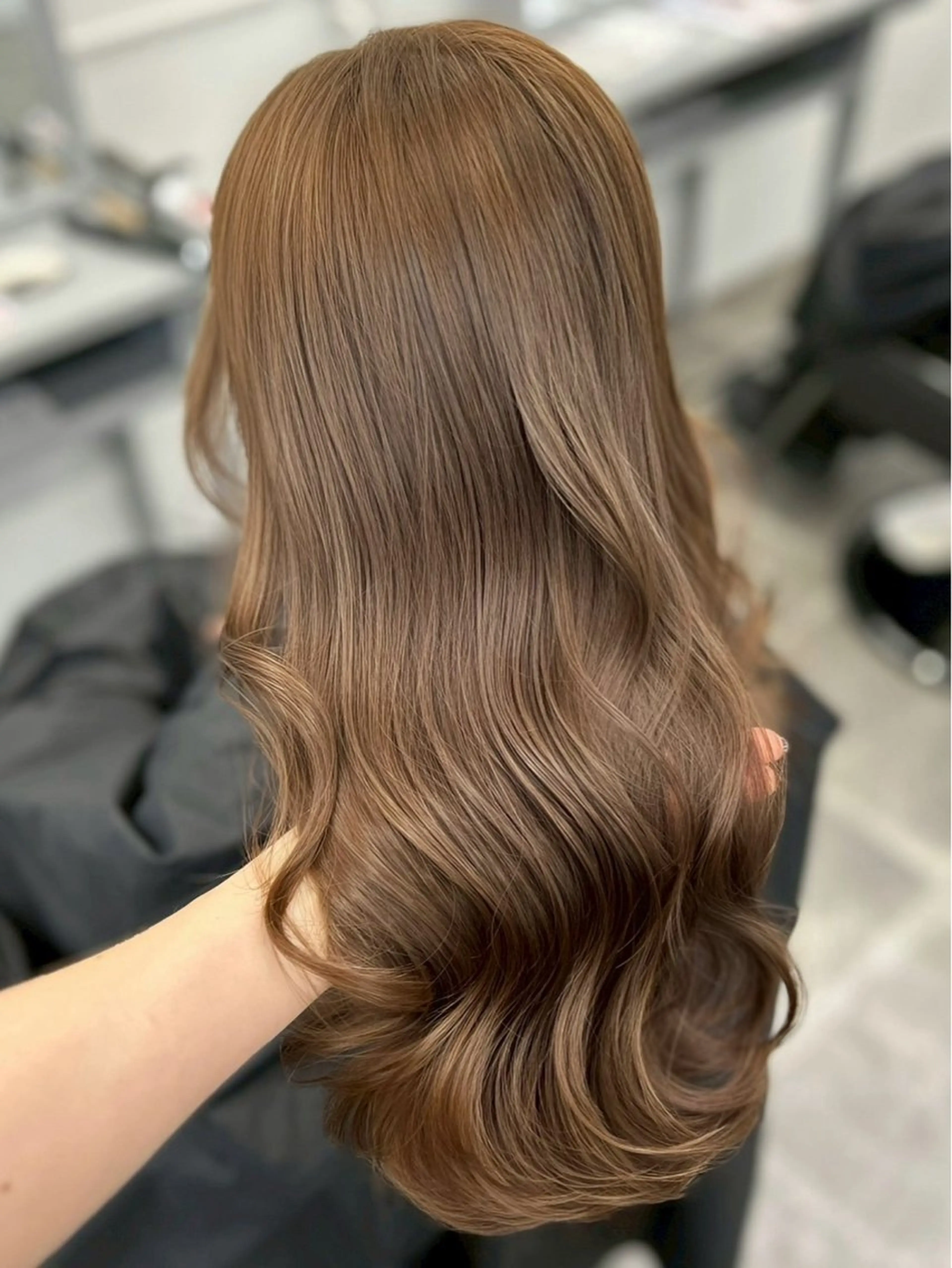 ロング カラー ヘアカラー PELE /りーこ 透明感カラー🥣🎀のヘアスタイル