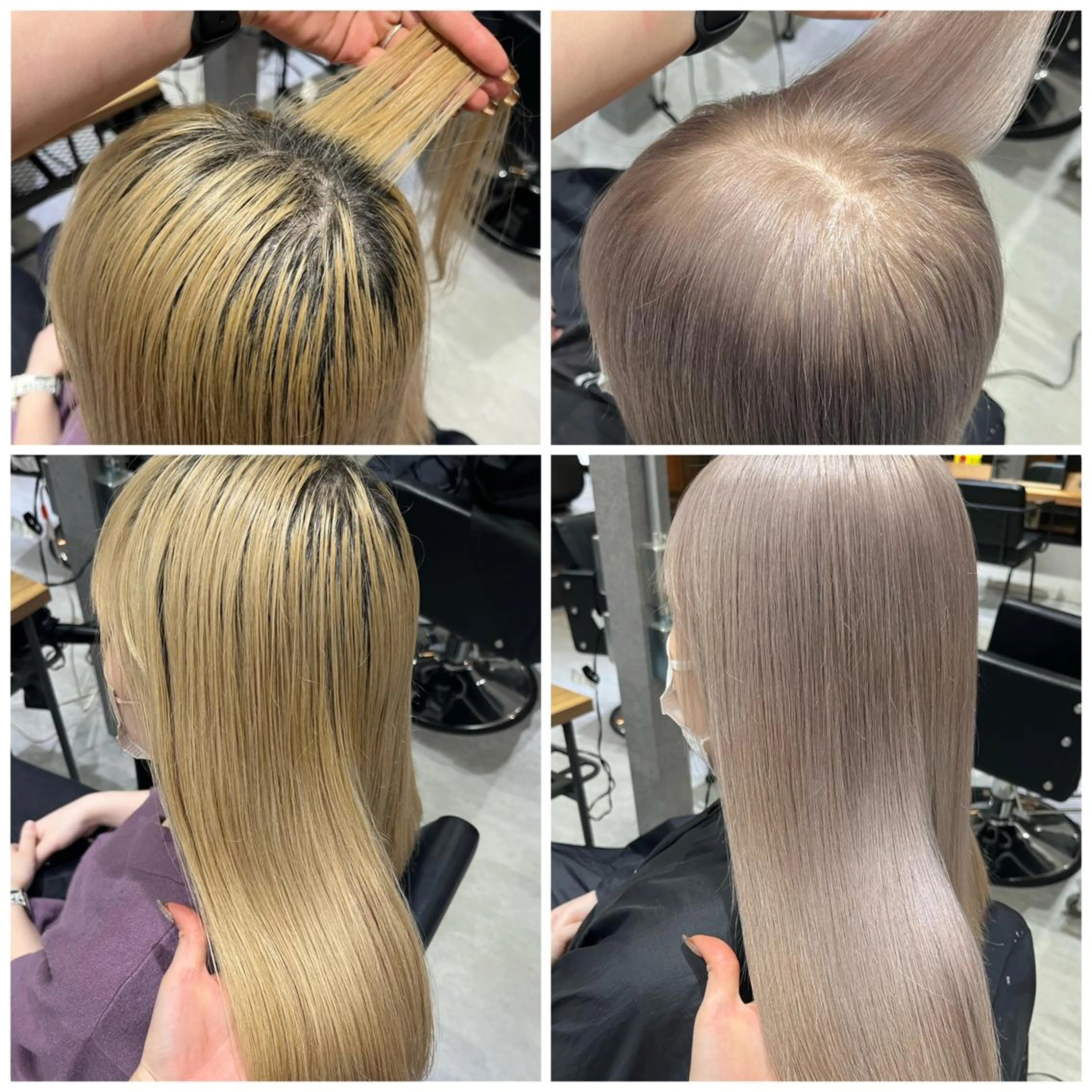 セミロング カラー ヘアカラー トリートメント MAKO ❤️‍🔥NEXTのヘアスタイル