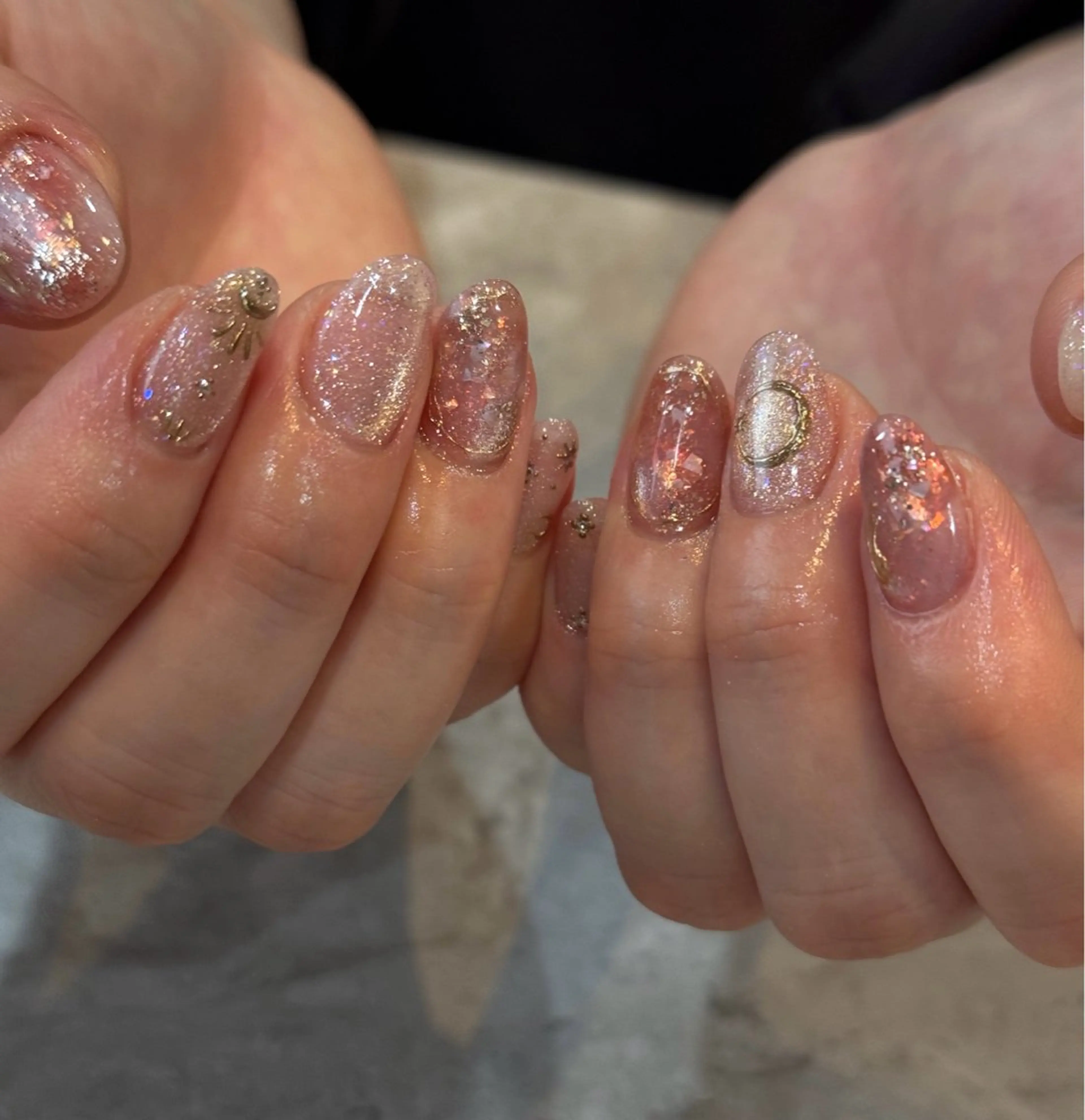 ネイル キラキラネイル ハンドネイル Blé nailのネイルデザイン