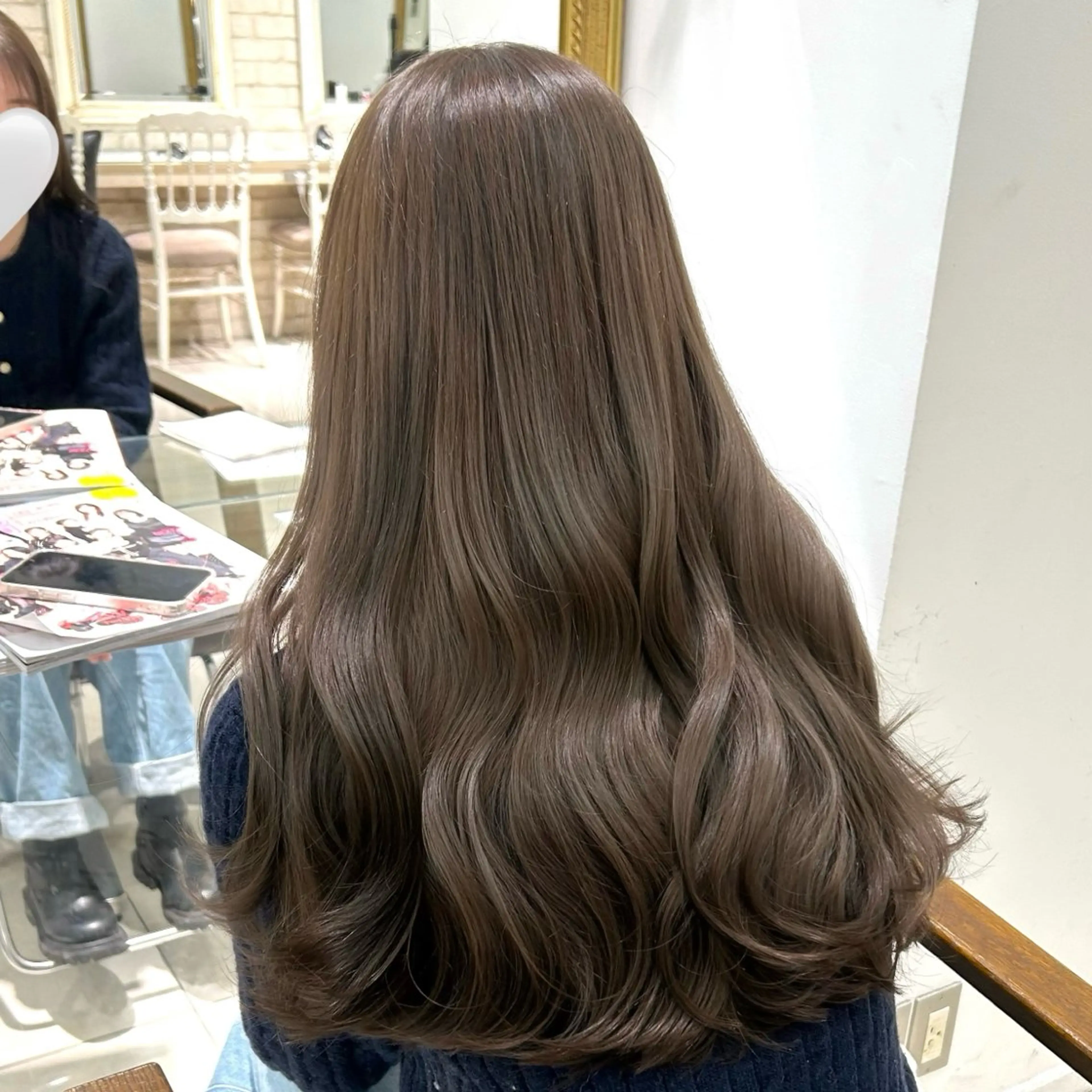 ロング カラー カット ヘアカラー トリートメント 透明感カラー 古山 結季🌙🖤のヘアスタイル