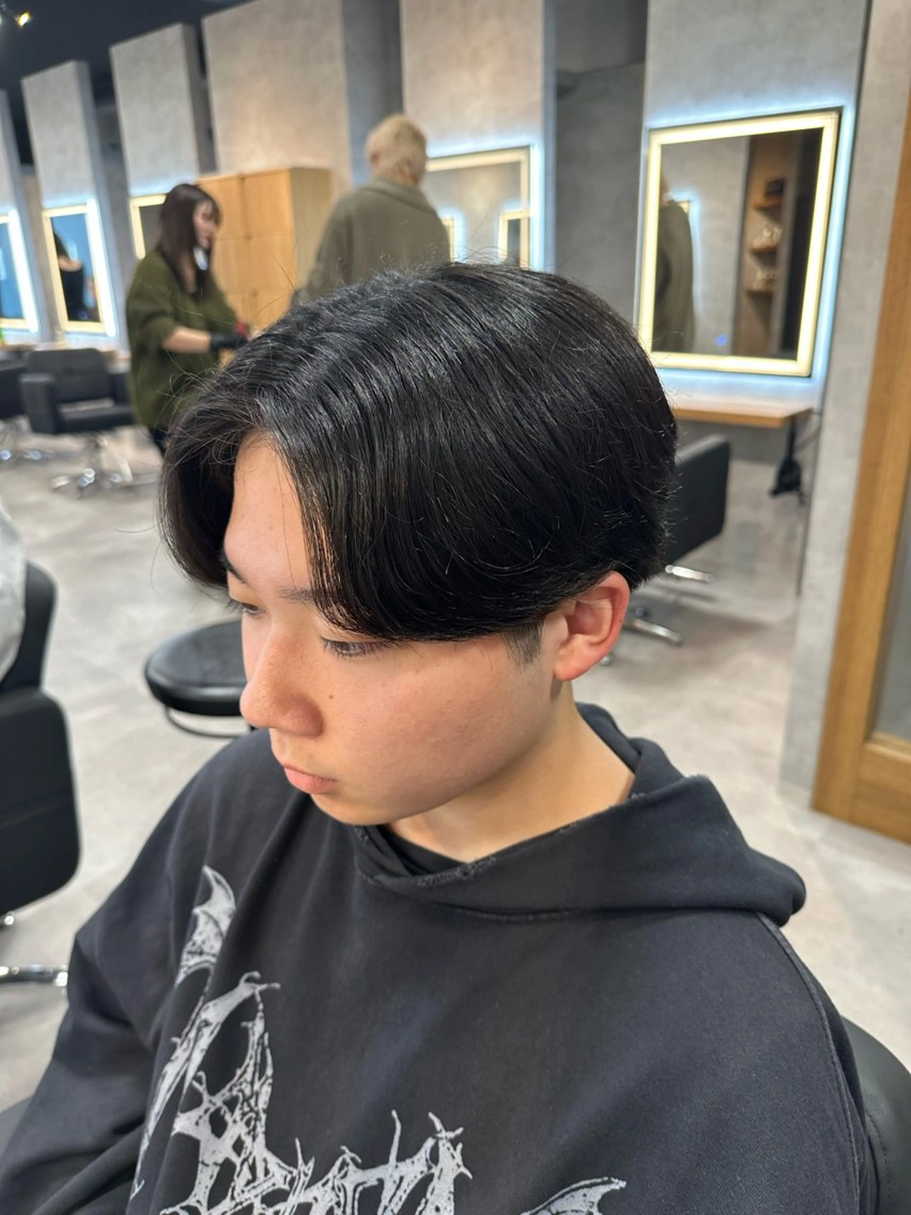 パーマ メンズ メンズパーマ ニュアンスパーマ カット パーマ 札幌美容室 /光👑のヘアスタイル