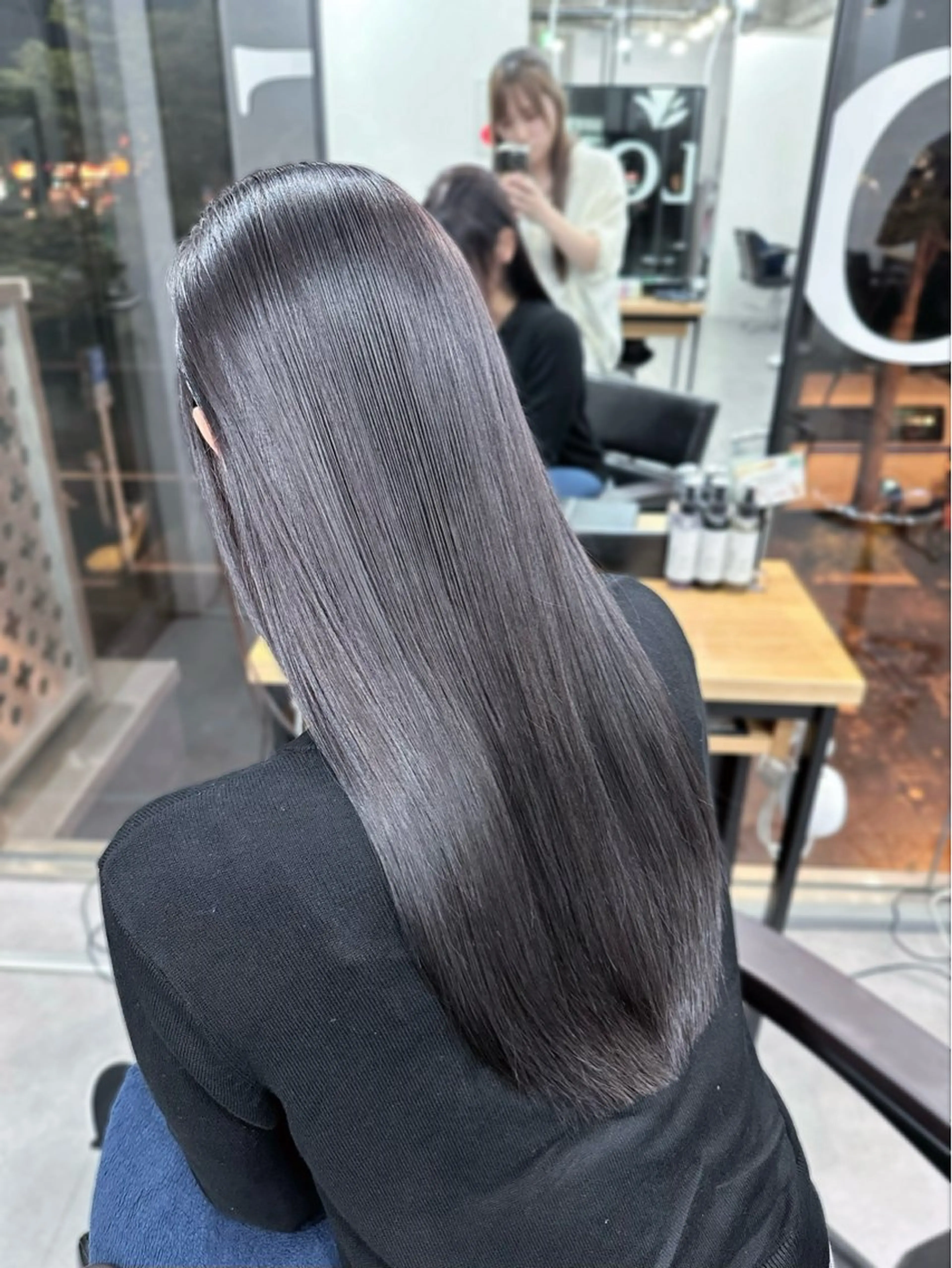 ロング カラー 透明感カラー トリートメント 木村 美紅のヘアスタイル