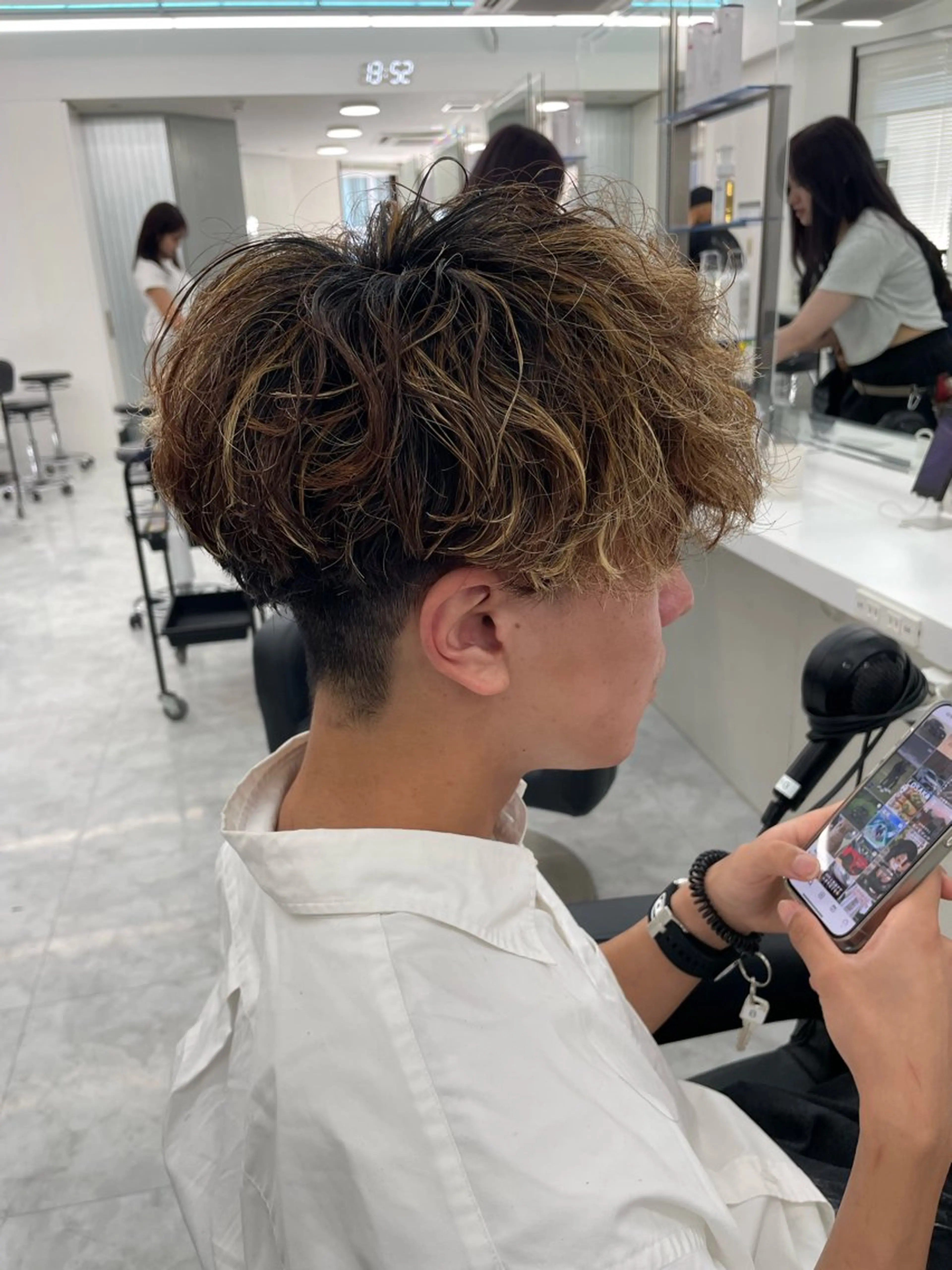 カラー パーマ メンズ SEIGO/カット /メンズパーマ🔥のヘアスタイル