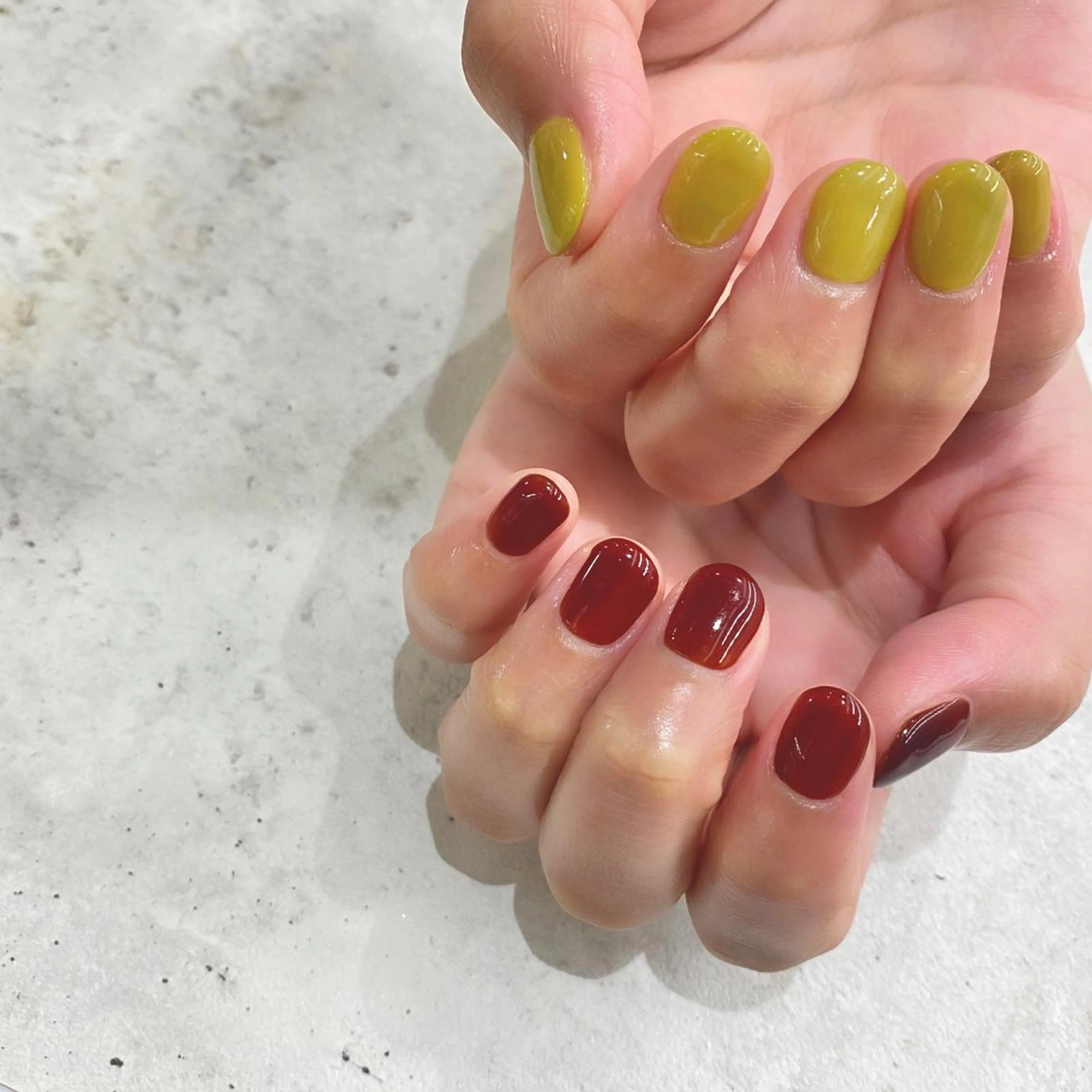 ネイル ハンドネイル Yuriko Omi パラジェル/渋谷のネイルデザイン