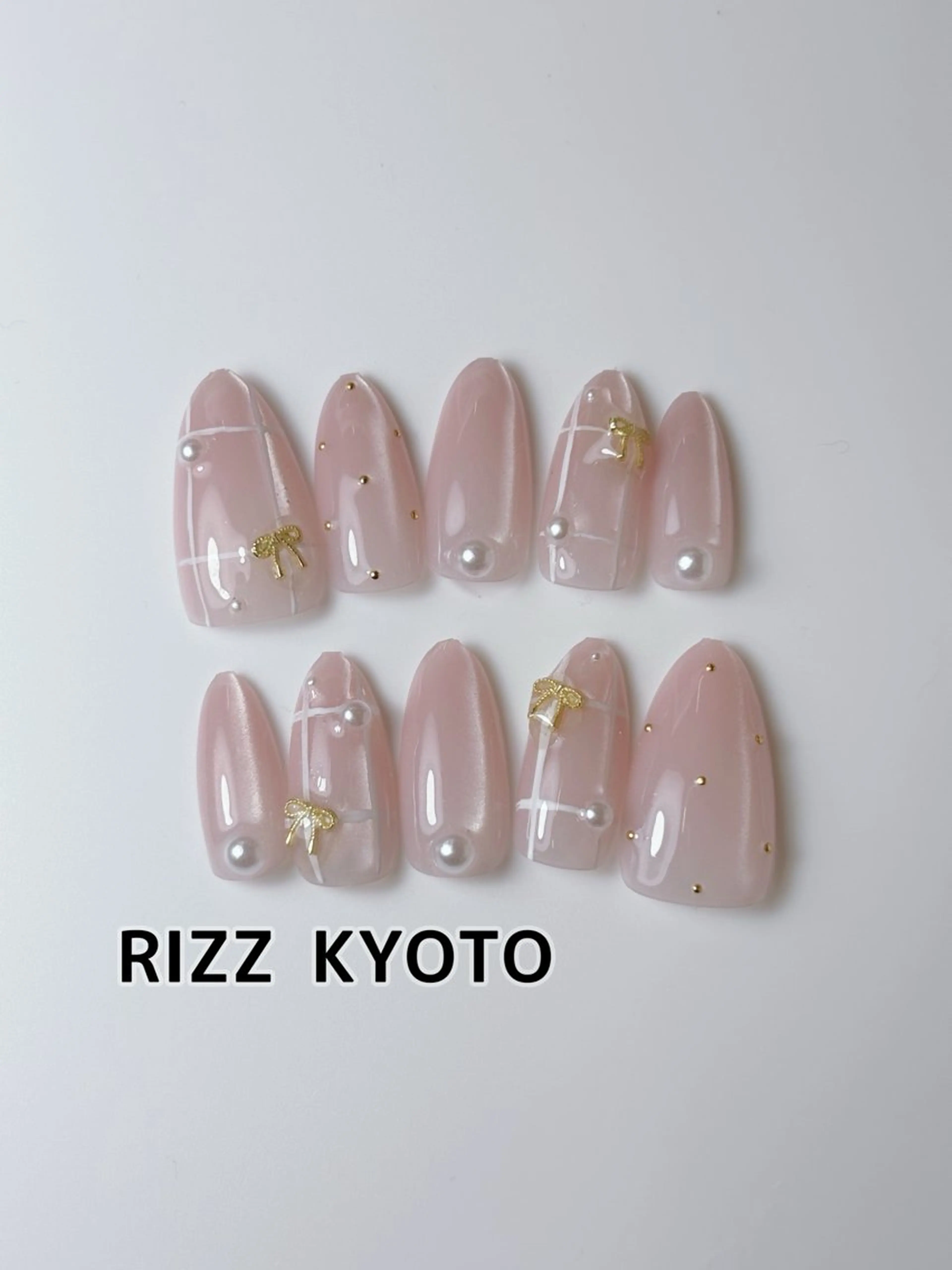 ネイル ネイルチップ ハンドネイル RIZZ KYOTO ゆうのネイルデザイン