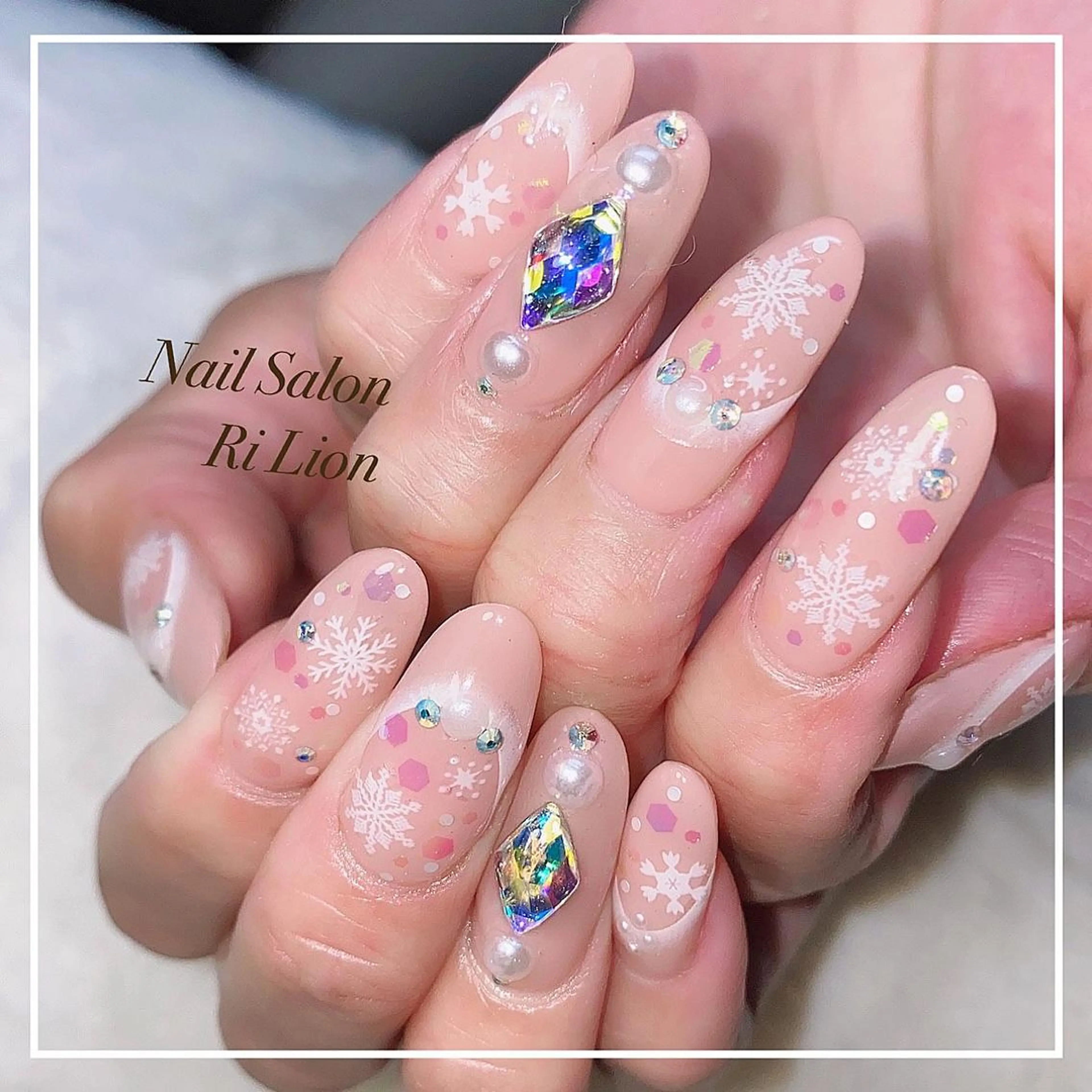 ネイル ハンドネイル RiLion💗 Risa🦋💜のネイルデザイン