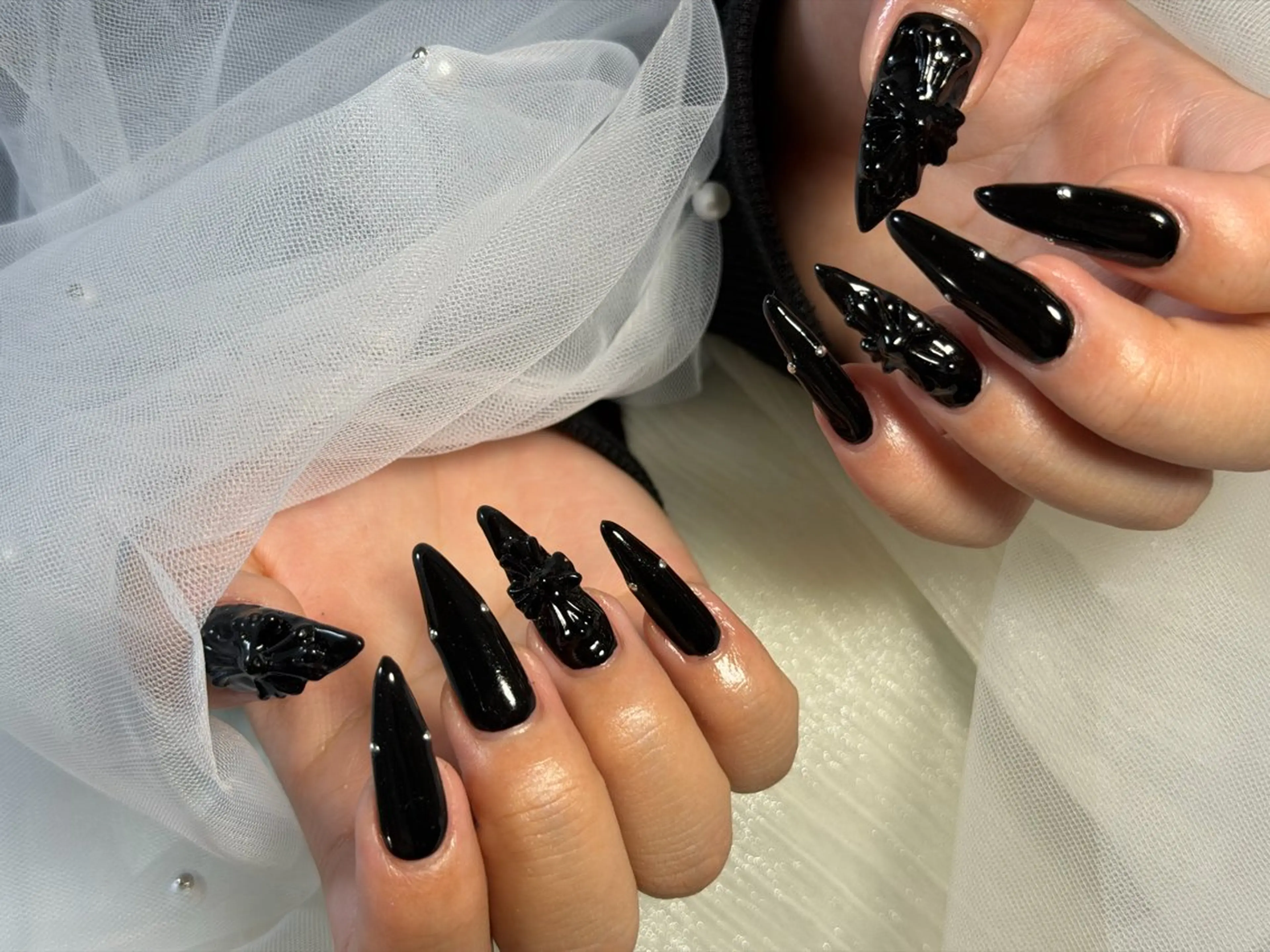 ロング ハンドネイル maeda  yunaのネイルデザイン