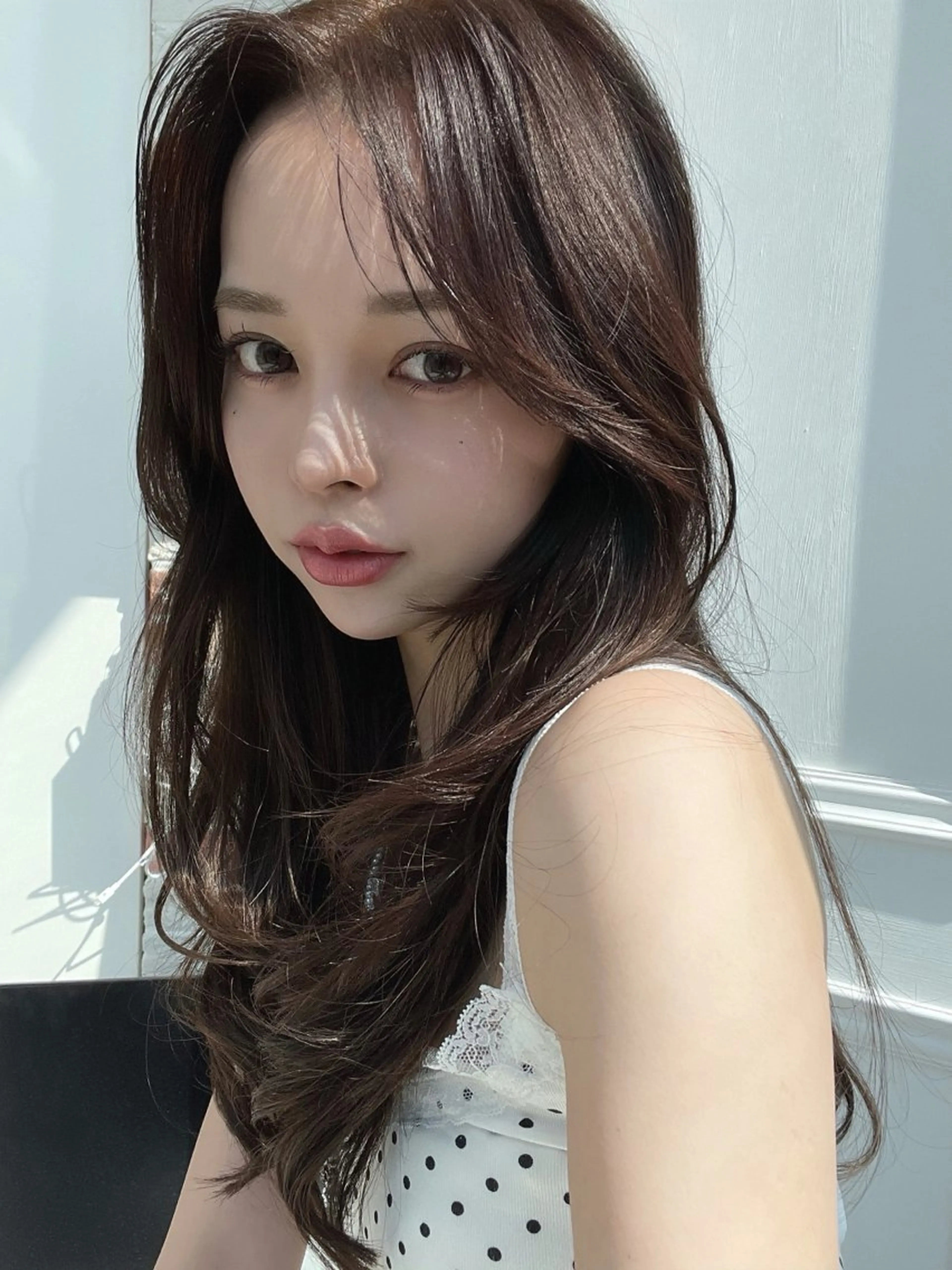 ロング カラー ヘアカラー トリートメント Ash koume᧔♡᧓のヘアスタイル