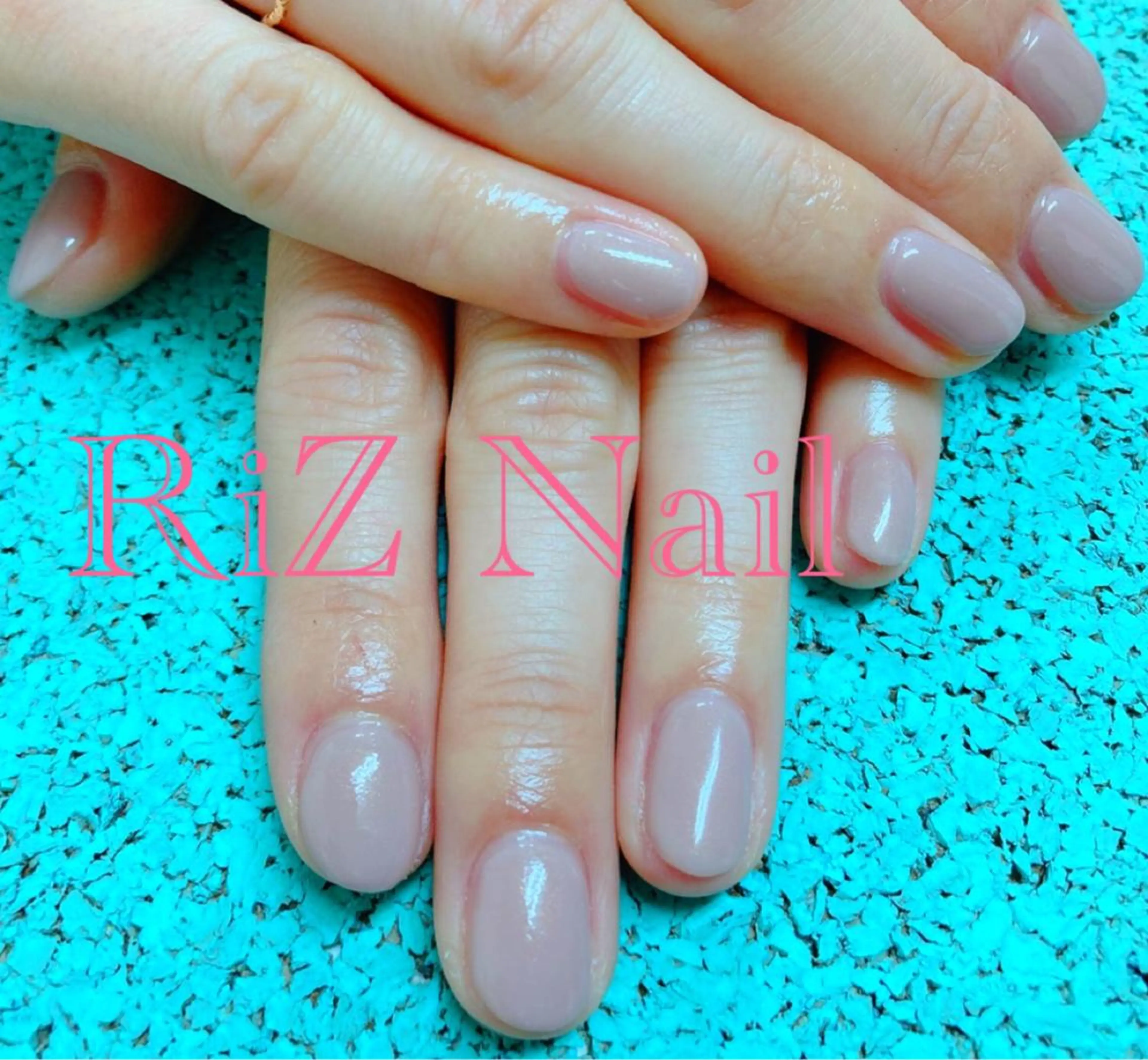 ネイル オフィスネイル ワンカラーネイル RiZ nail salonのネイルデザイン