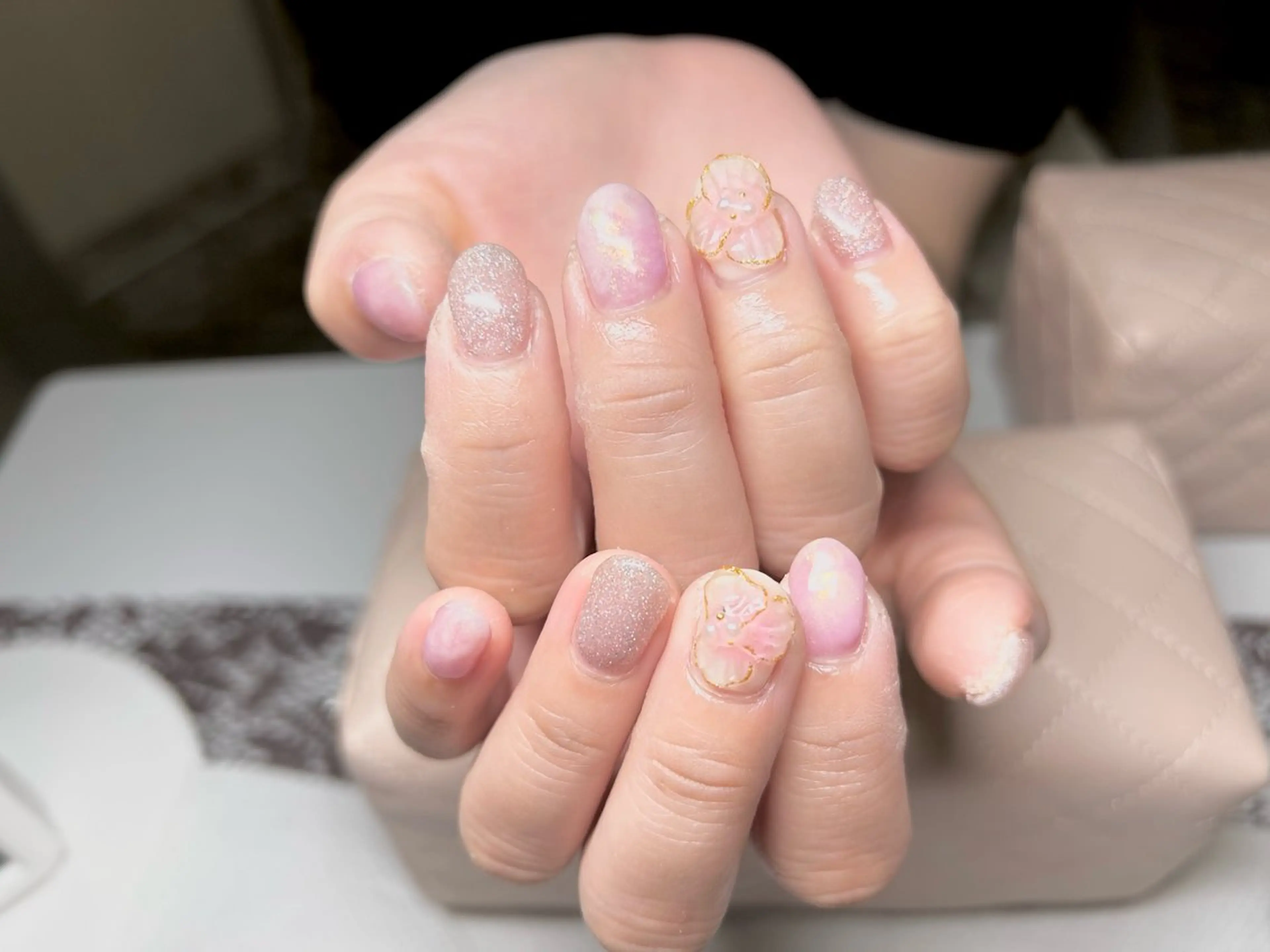 ネイル ハンドネイル Mela ミユ🌼.*のネイルデザイン