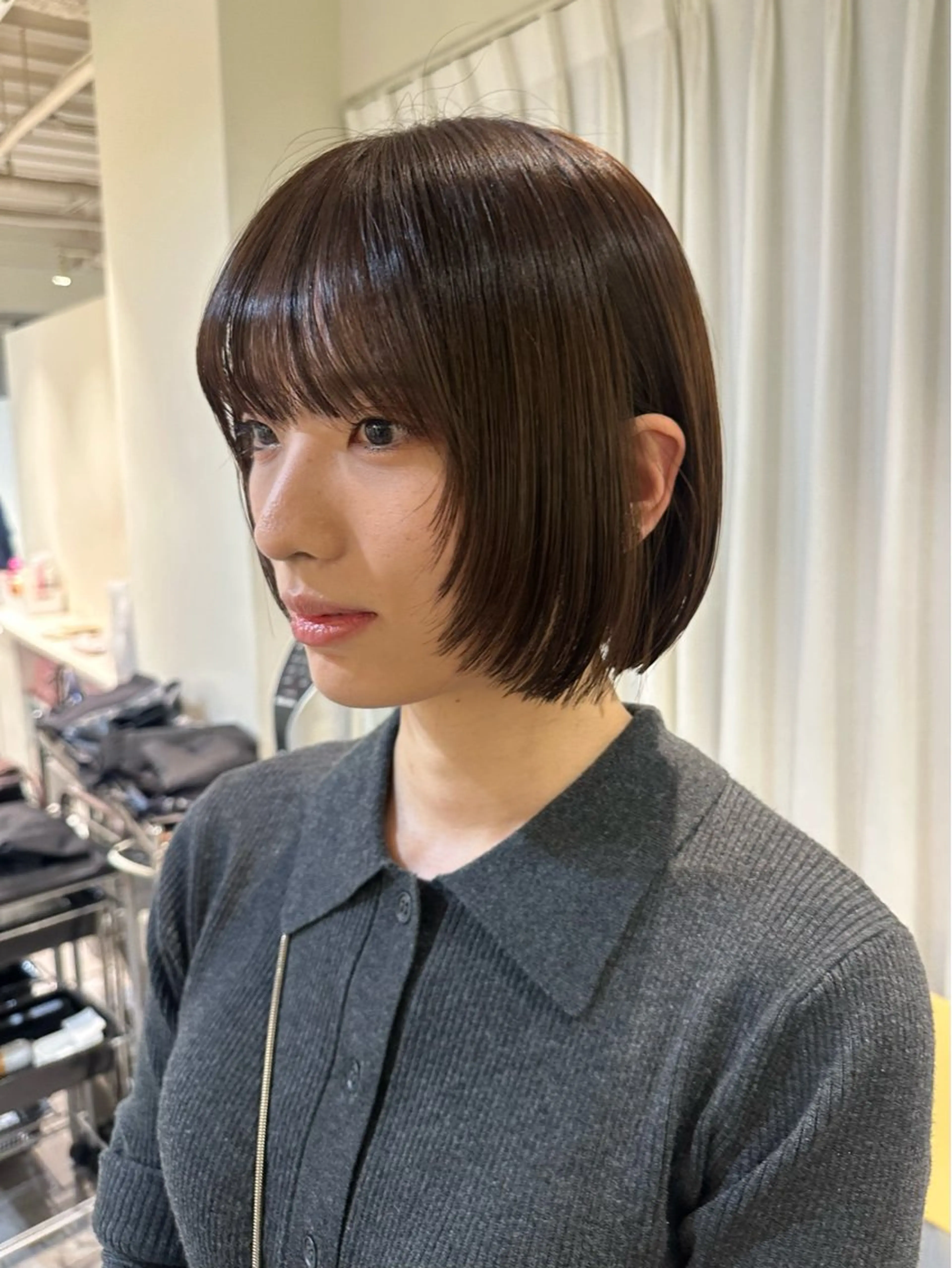 ショート HANAME 原宿美容室のヘアスタイル
