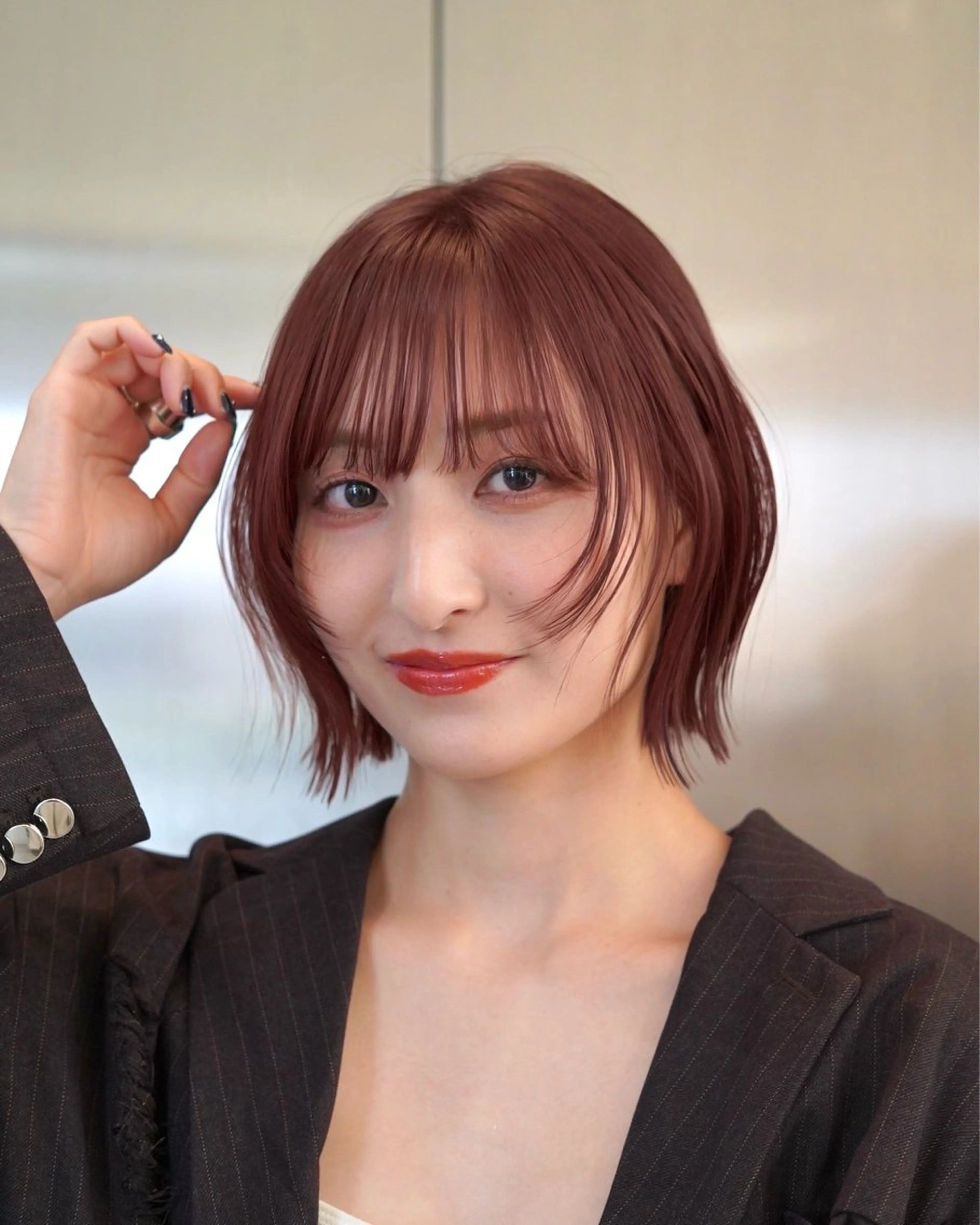 ミディアム 内山湧勝/メンズ/ ショート/パーマのヘアスタイル