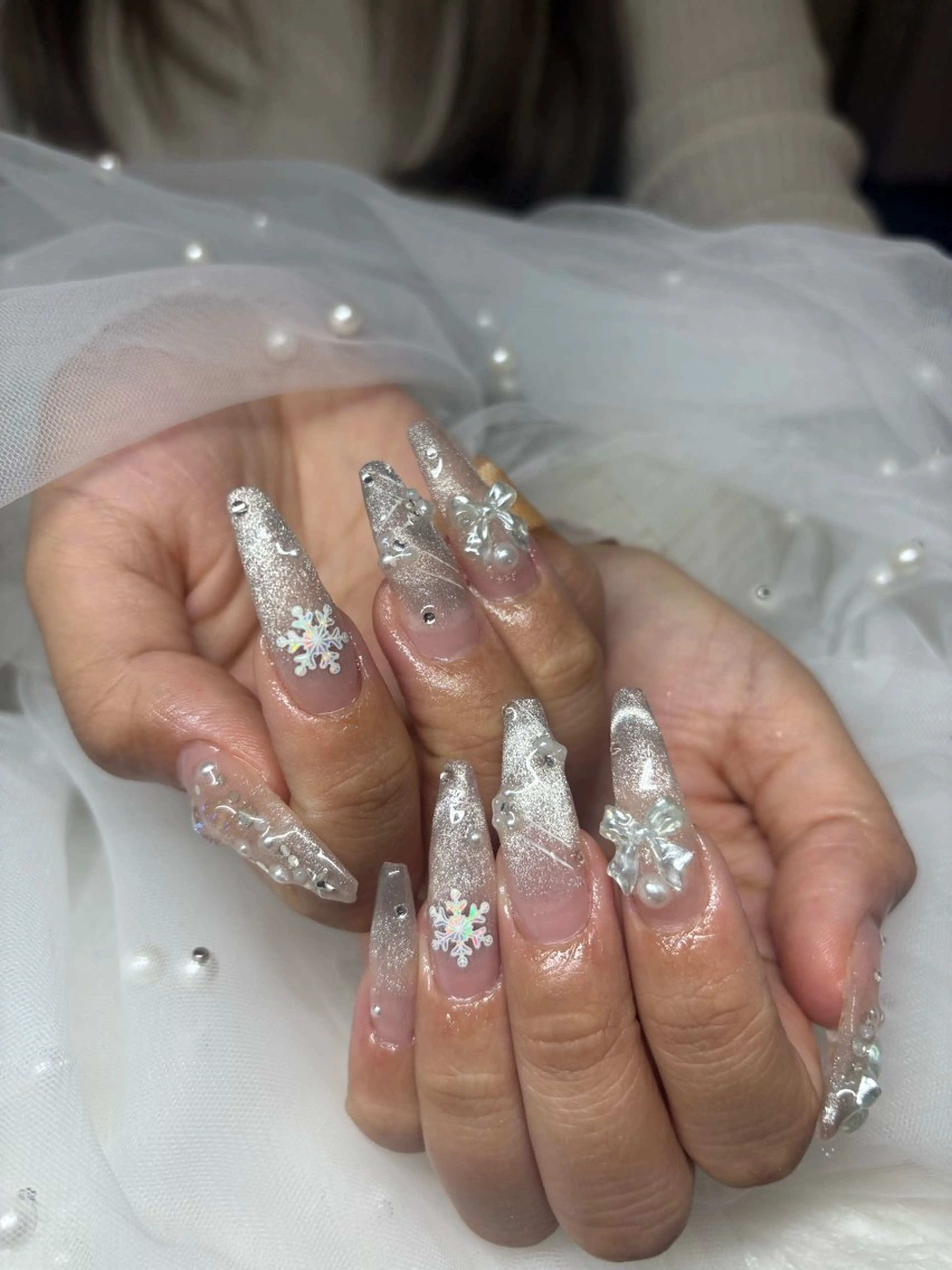 ネイル ハート 韓国ネイル 夏ネイル ワンホンネイル ハンドネイル gin ginのネイルデザイン