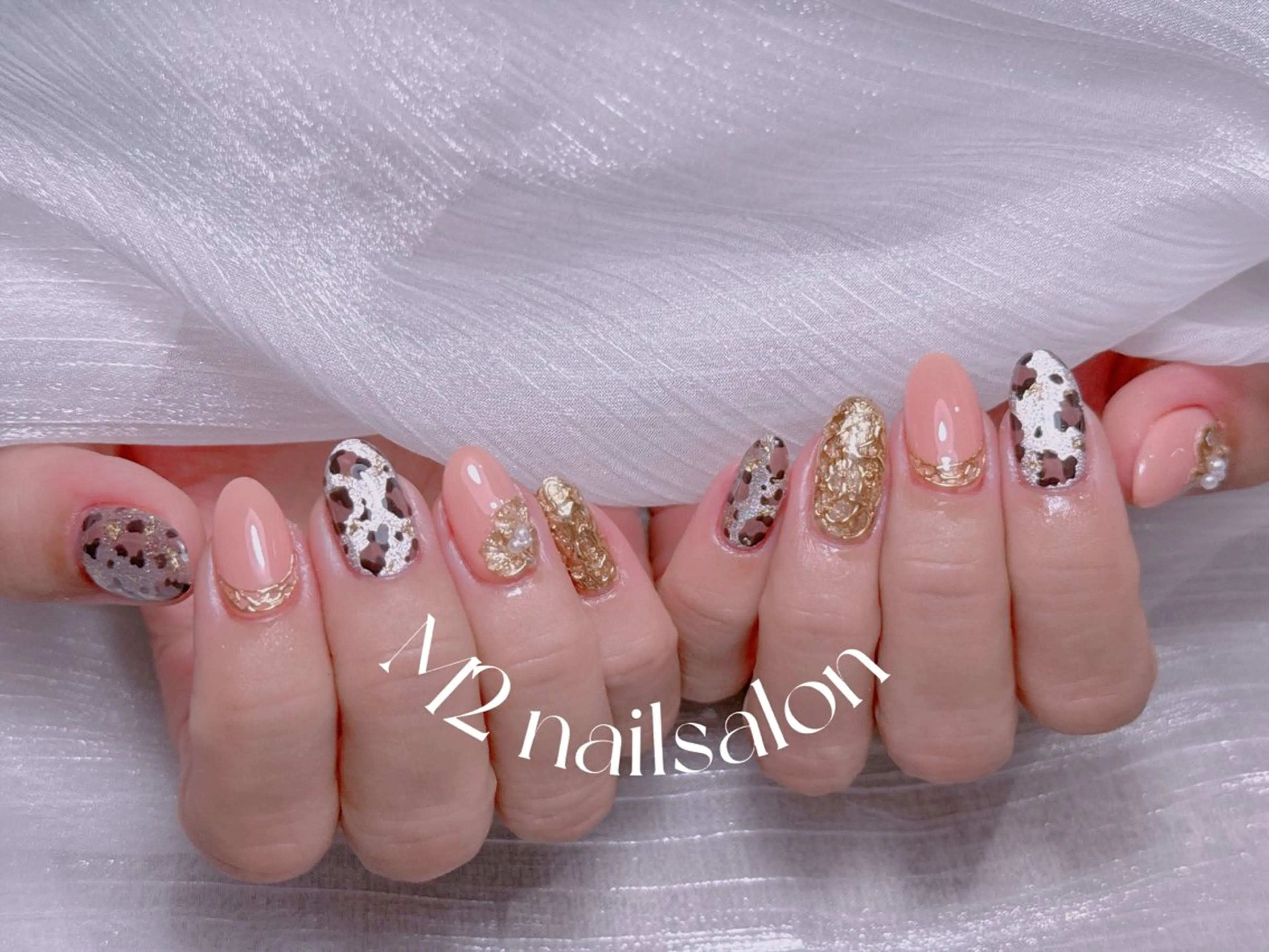 ネイル ハンドネイル 長さだし専門店 M2 rikaのネイルデザイン