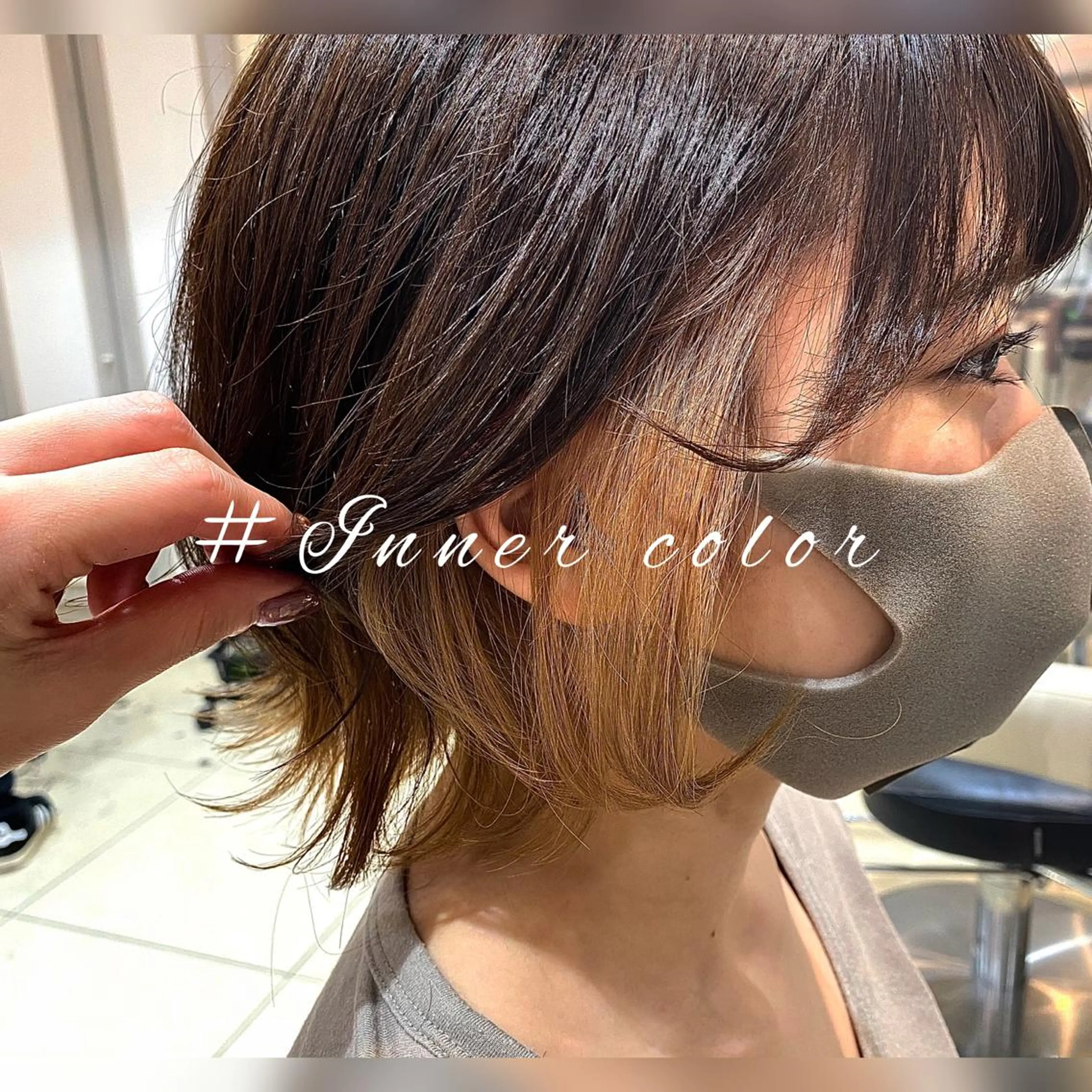 ミディアム カラー 似合う髪型が 分からない方へのヘアスタイル