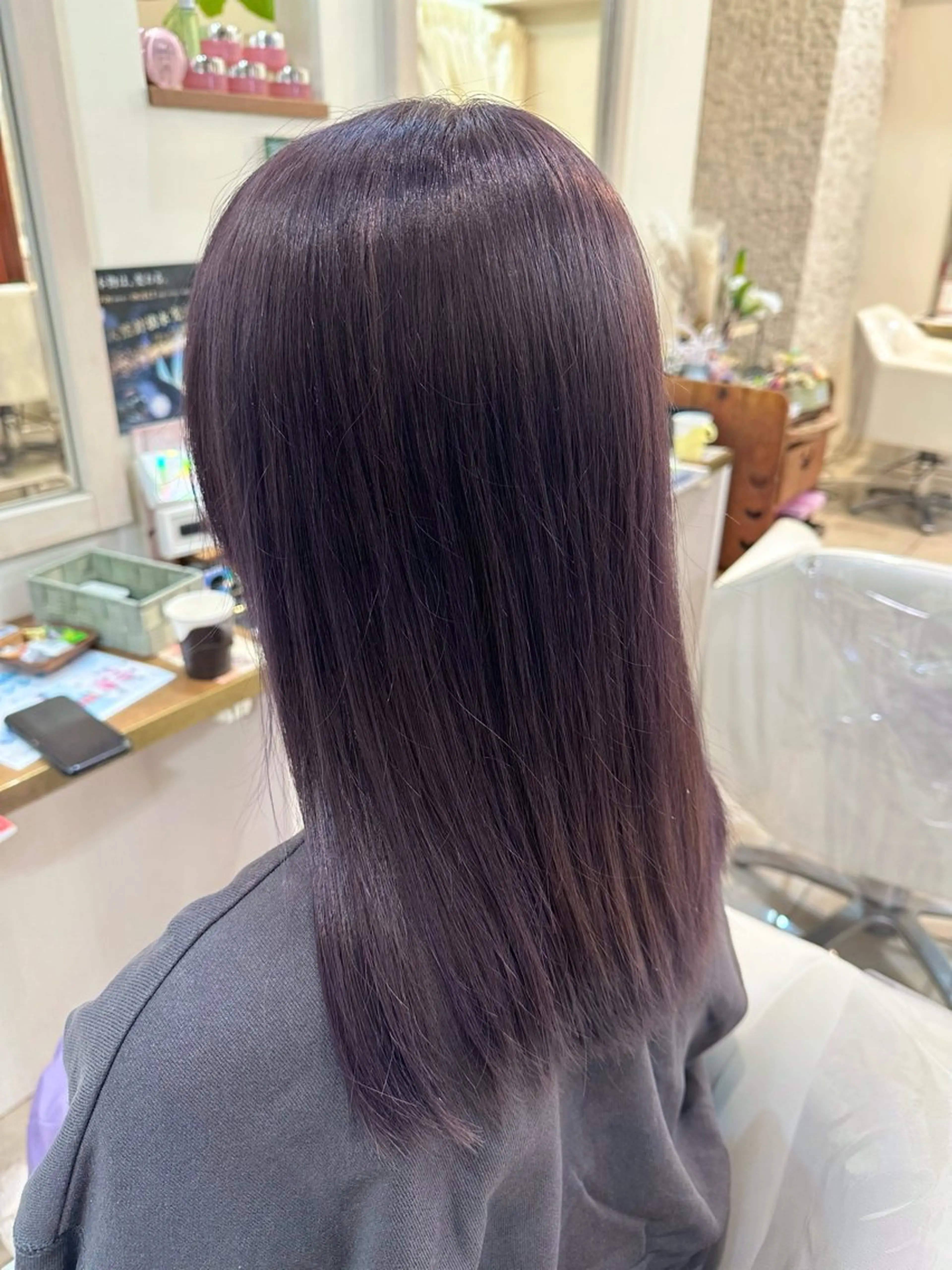 セミロング カラー 透明感カラー フレイストート所属・KAZU 🍎ᩚのヘアスタイル