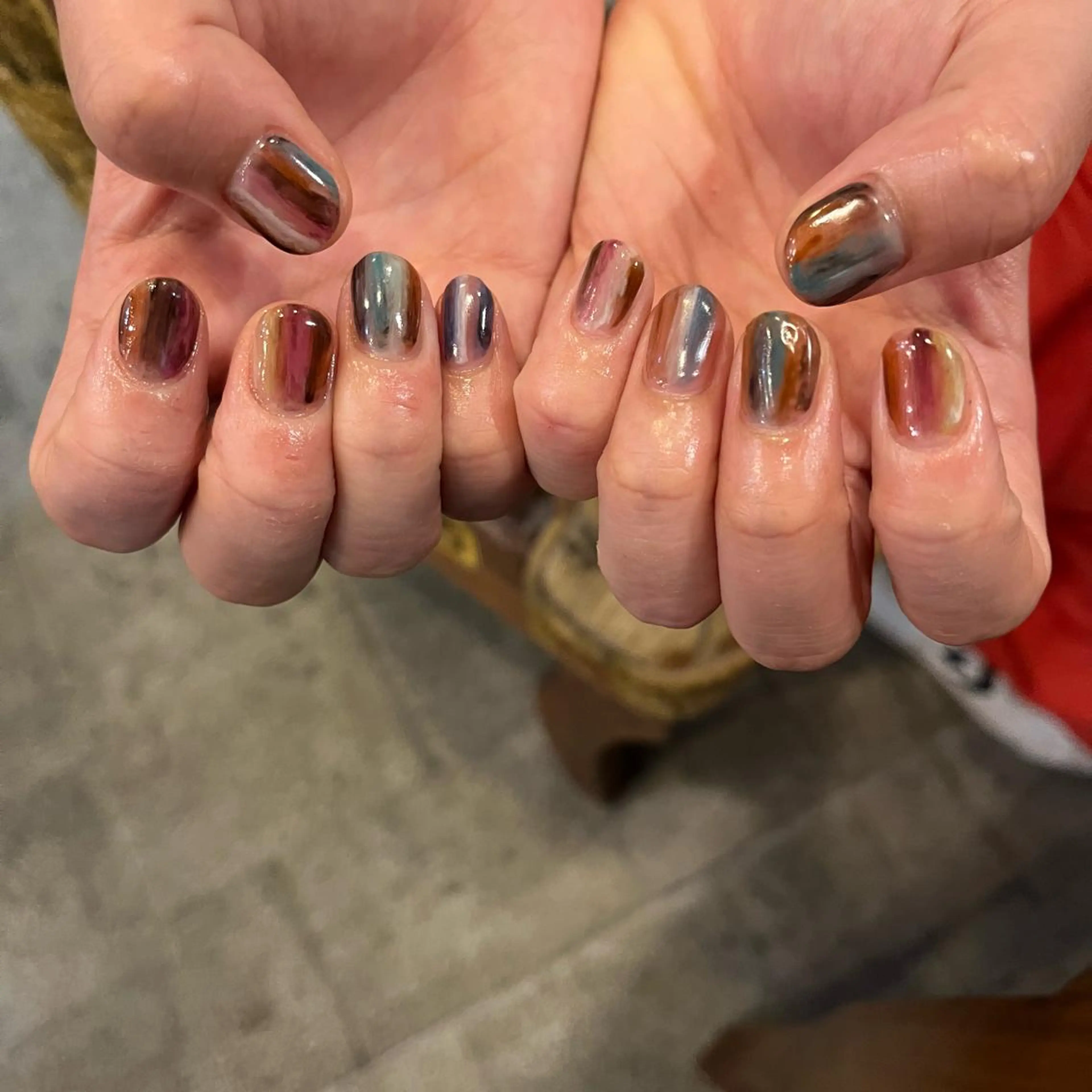 ネイル ハンドネイル Trico Antique所属・岩本 杏のネイルデザイン