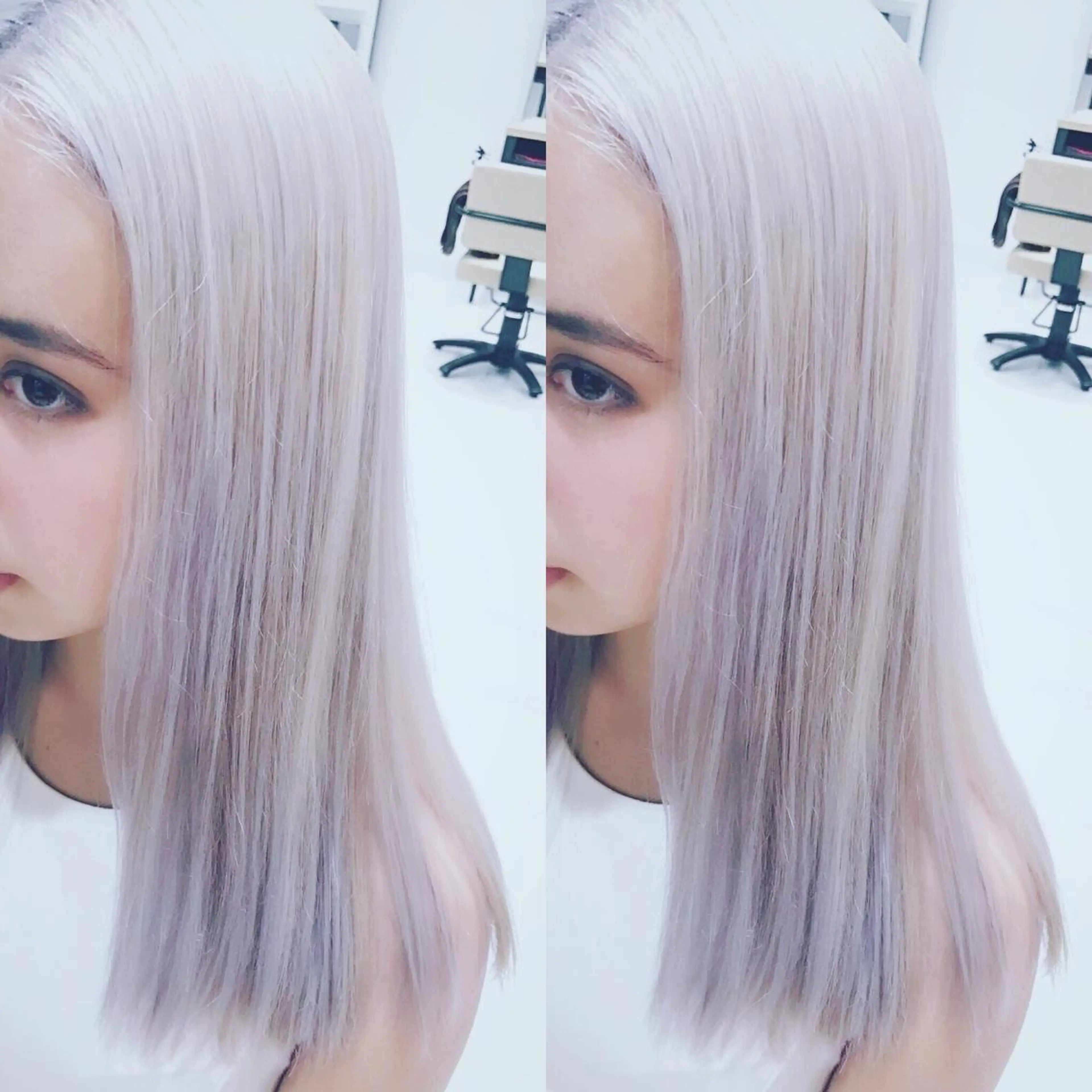 セミロング カラー インナーエクステ渋谷 🦋KAJIのヘアスタイル