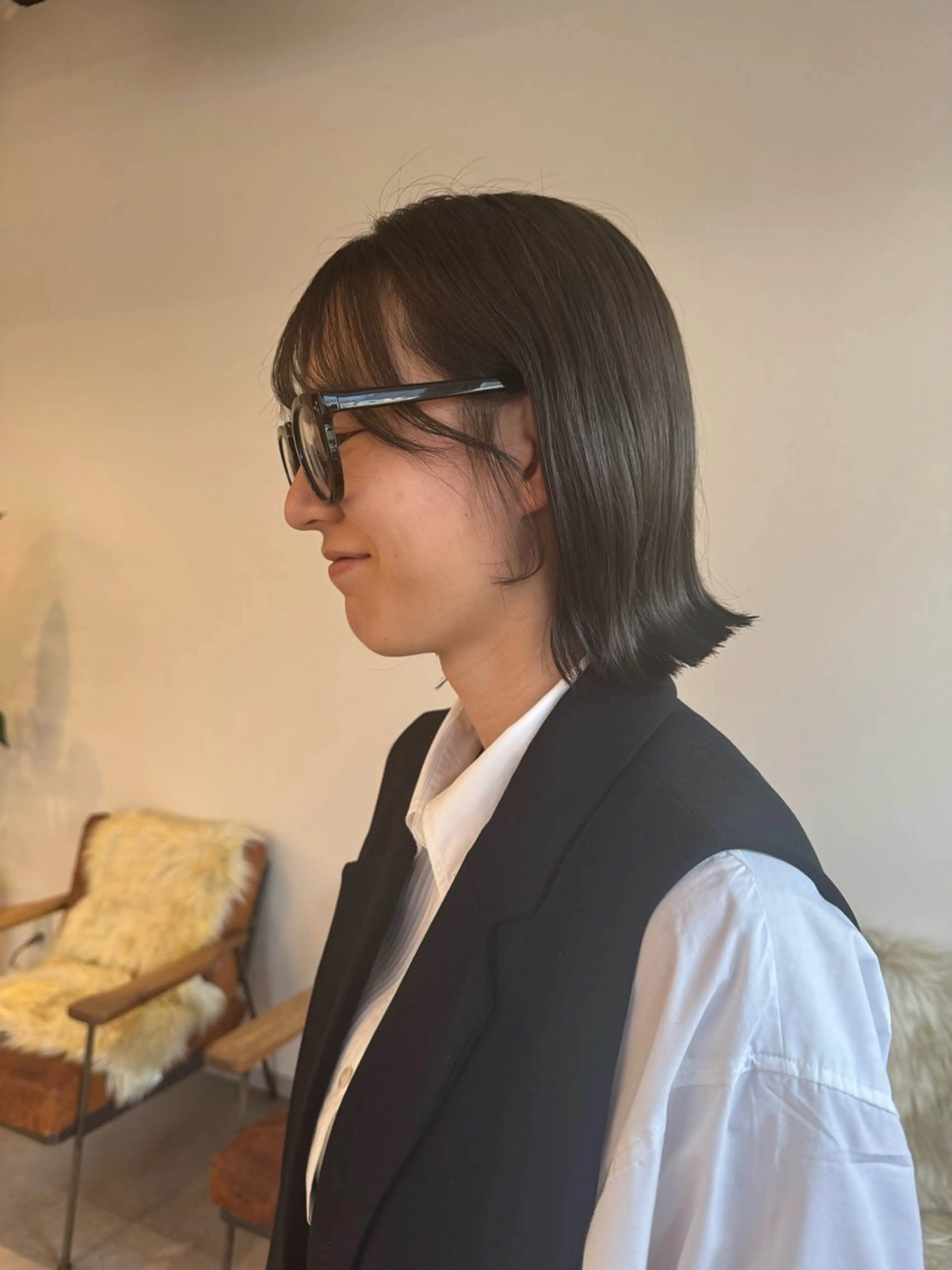 ミディアム カット ヘアカラー 🌈ボブ/ショート/ 梅田美容室🌈もあのヘアスタイル