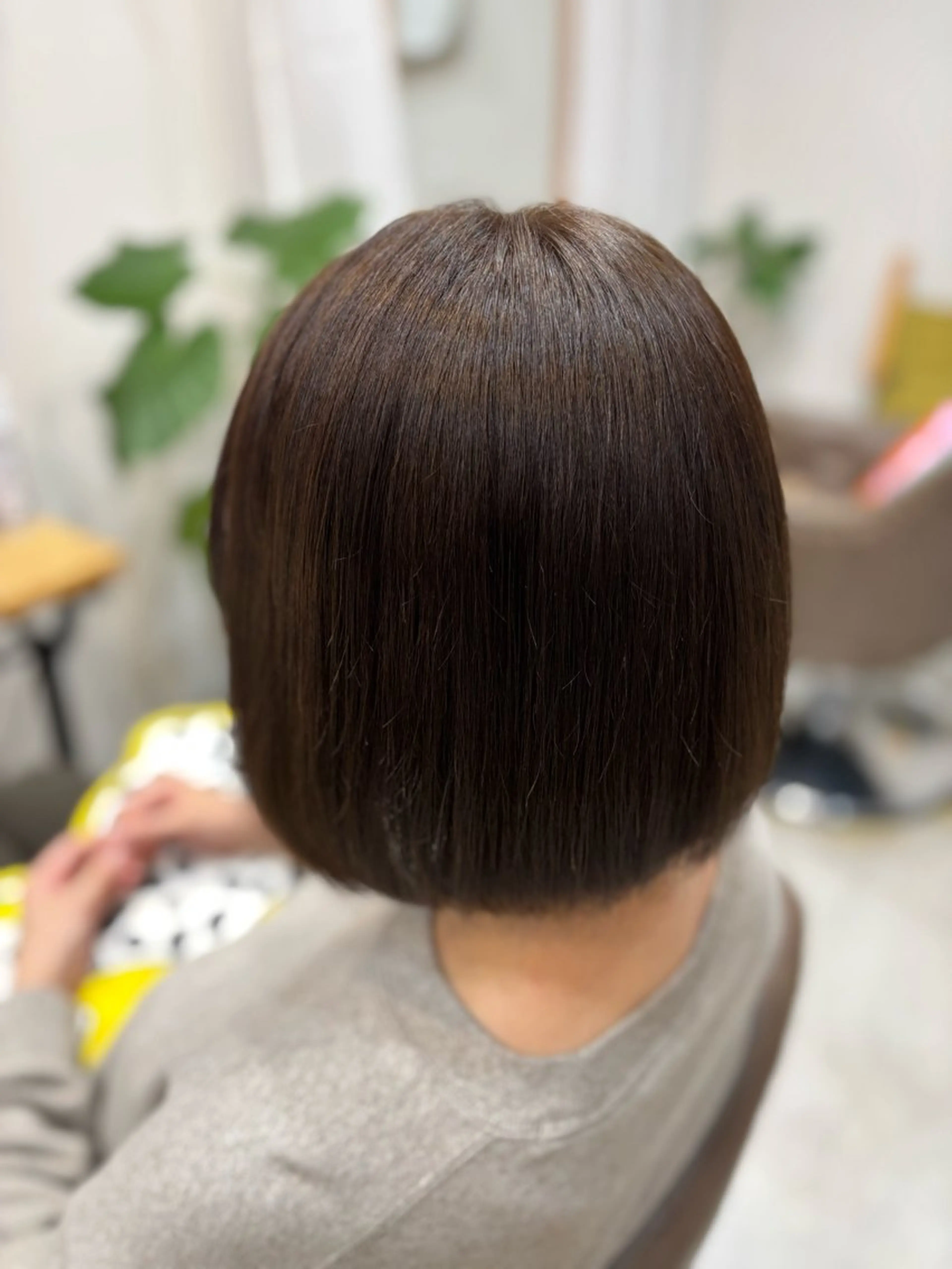 ミディアム アッシュ アッシュブラウン ボブ ✨次世代型髪質改善✨ marikaのヘアスタイル