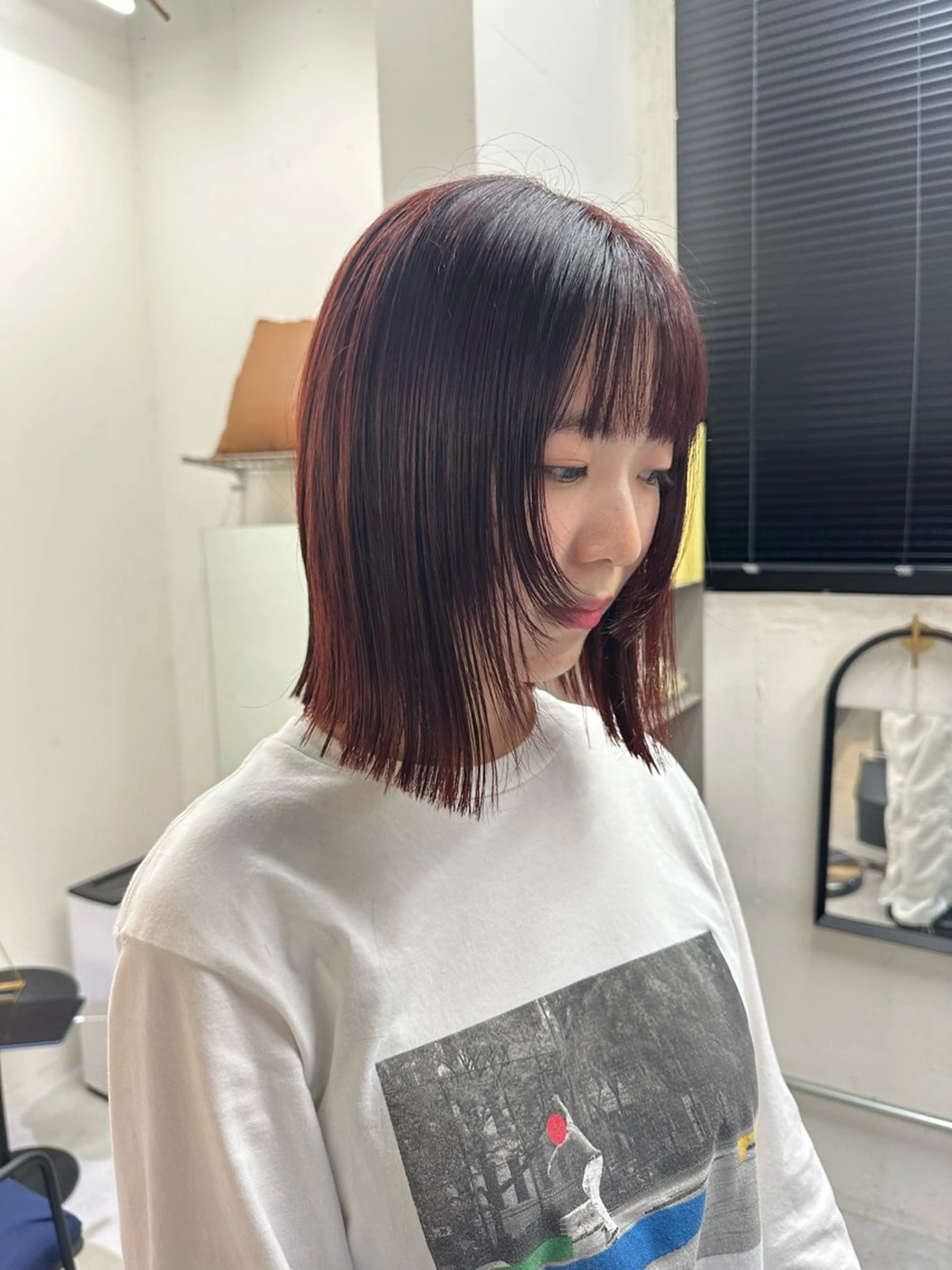 ミディアム カラー 東京 千駄ヶ谷🫧 hiyori🫧のヘアスタイル