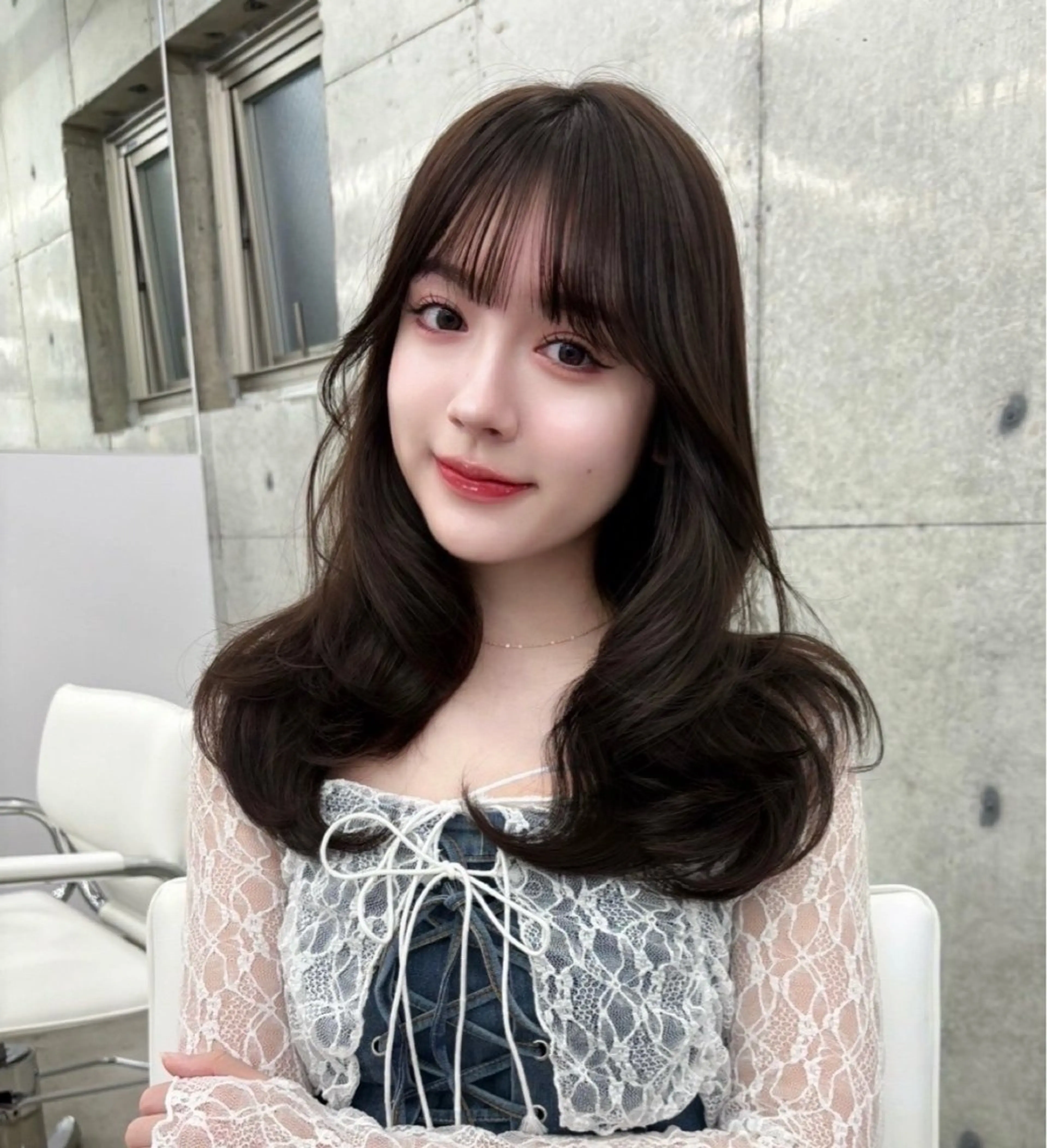 ロング カット ヘアカラー Cloe所属・𝑨𝑴𝑰 🎀 モテガーリーヘア🤍のヘアスタイル